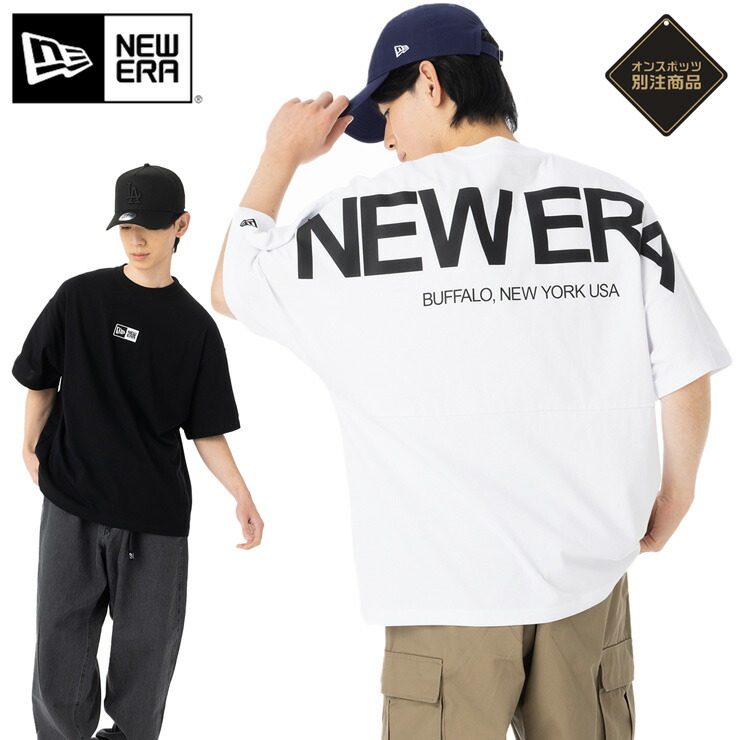 楽天市場】ニューエラ Tシャツ 半袖 NEW ERA クルーネック ONSPOTZ