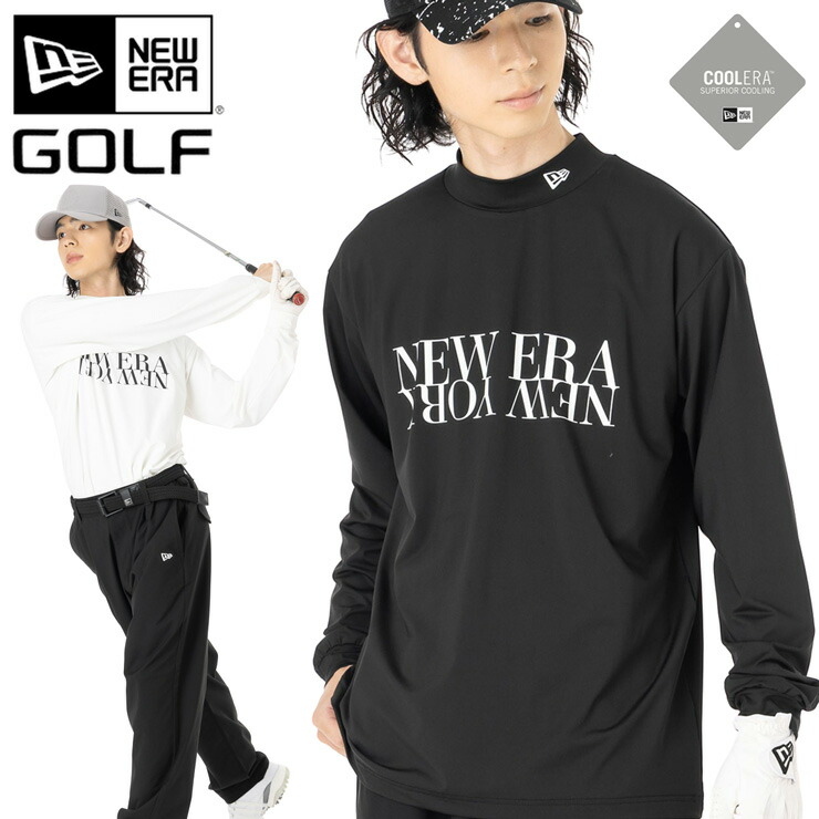 楽天市場】ニューエラ ゴルフ ウェア NEW ERA GOLF 長袖 黒 白