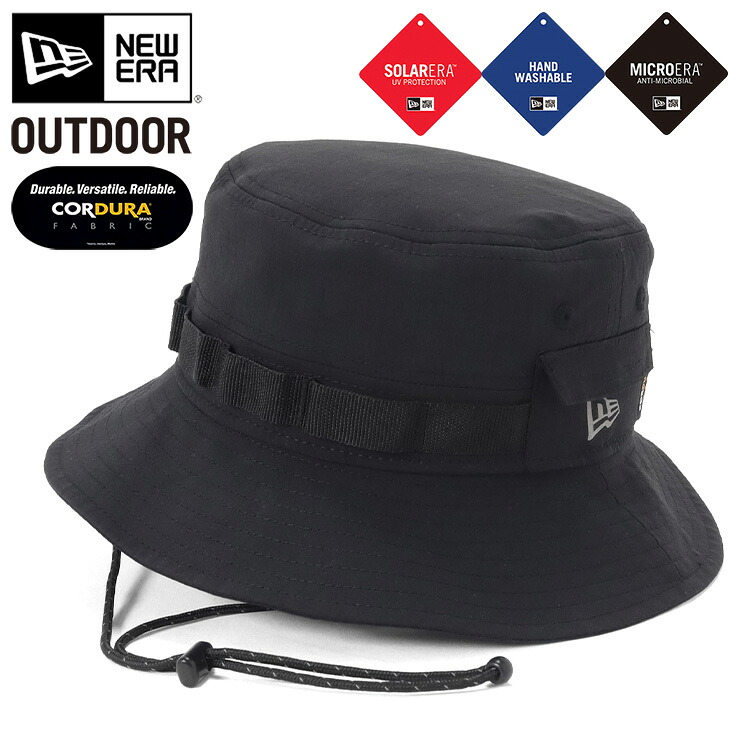 ニュー内鰓 アウトドア 冒険かぶり笠 NEW ERA OUTDOOR HAT メンズ レディース かぶり笠 二人三脚 吉田兄ちゃん グッズ 無地 分かりやすい 第一義的 黒 ブランド名 深め 今めかしい かっこいい 一般受け 春 夏 秋 冬 オール季節 ニュー出来そこない