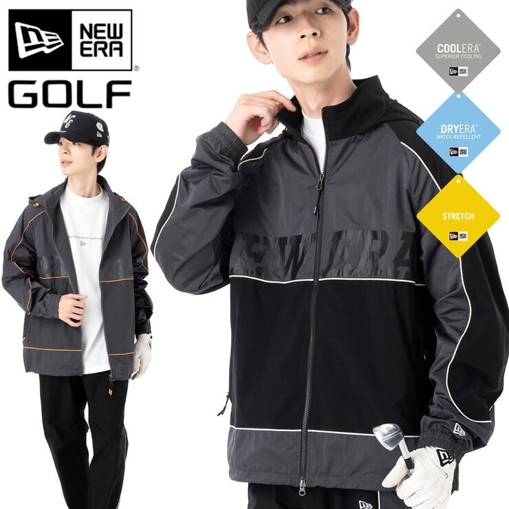 ニュー内鰓 ゴルフ 御召しもの NEW ERA GOLF 上衣 黒 メンズ レディース ブランド名 今めかしい かっこいい 一般受け 大層らしい大いさ 秋 冬 ニュー出来そこない 定まり品 馬鹿でかい 小っちゃい 大いさ ユニ一発やる 男女兼用 表どおり 冬用 防寒