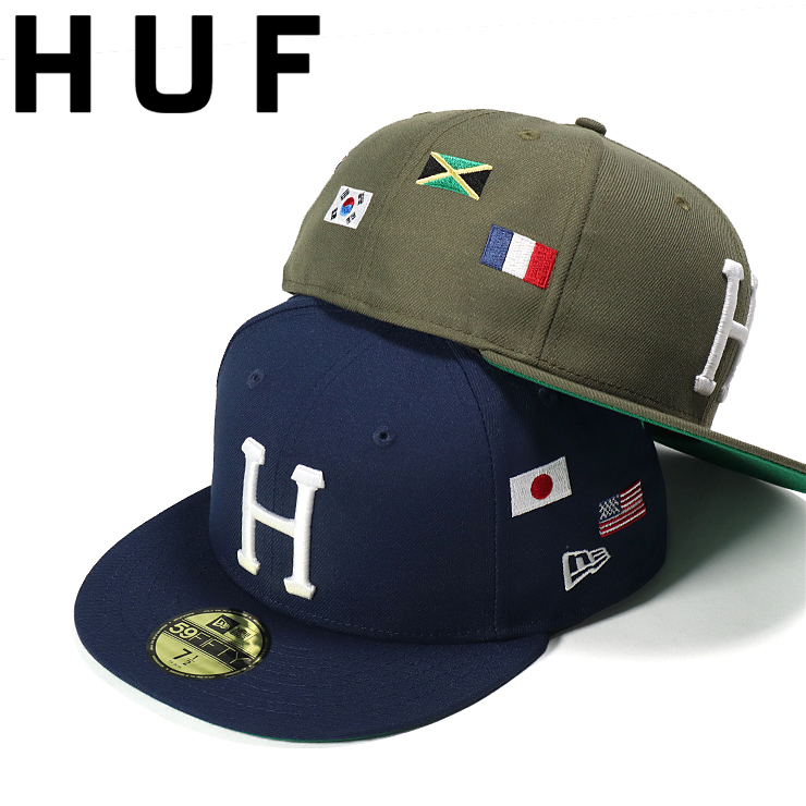 楽天市場 ハフ ニューエラ キャップ 59fifty World Tour ダークネイビー Huf New Era ぼうし 野球帽 ベースボールキャップ フラットキャップ ブランド おしゃれ ストリート メンズキャップ レディースキャップ メンズレディース帽子 返品 交換対象外 帽子屋