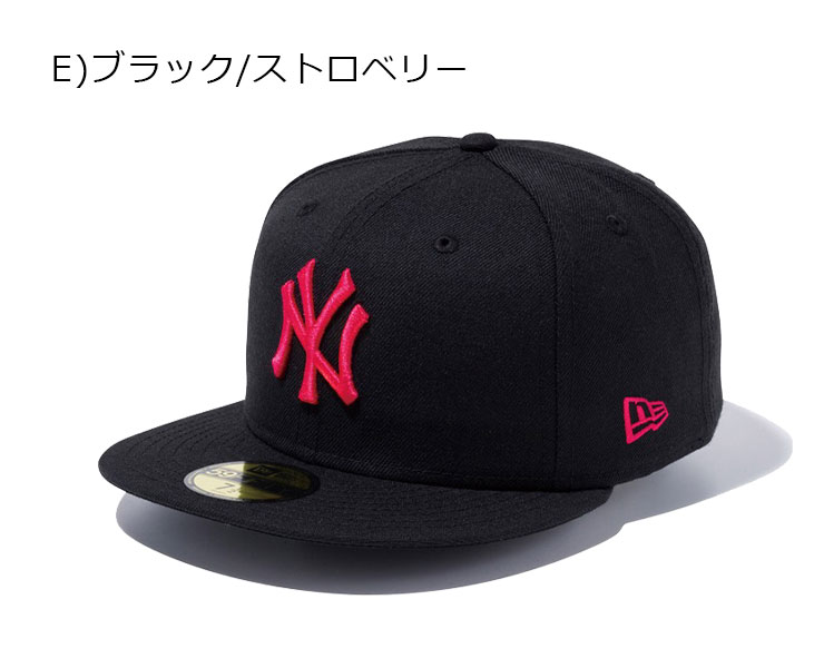 【楽天市場】ニューエラ キャップ 59FIFTY newera ニューヨークヤンキース ブラック 帽子 メンズ レディース | ニ