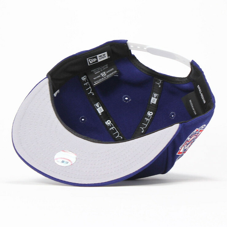 NEW ERA 9Fifty MLB Los Angeles Dodgers Basic Royal Blue Snapback Cap Men Hat