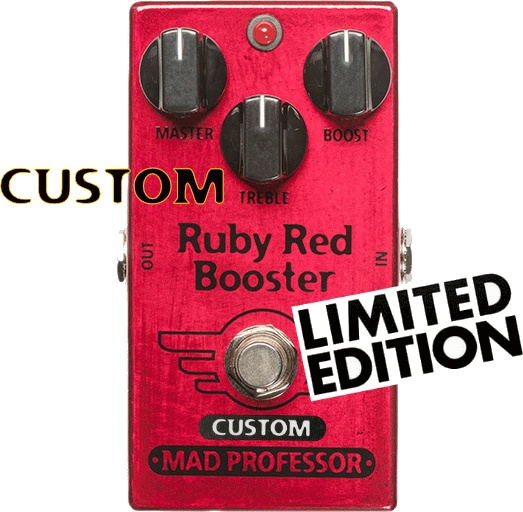 【楽天市場】MAD PROFESSOR Ruby Red Booster "Nashville Hot Mids Solo Boost