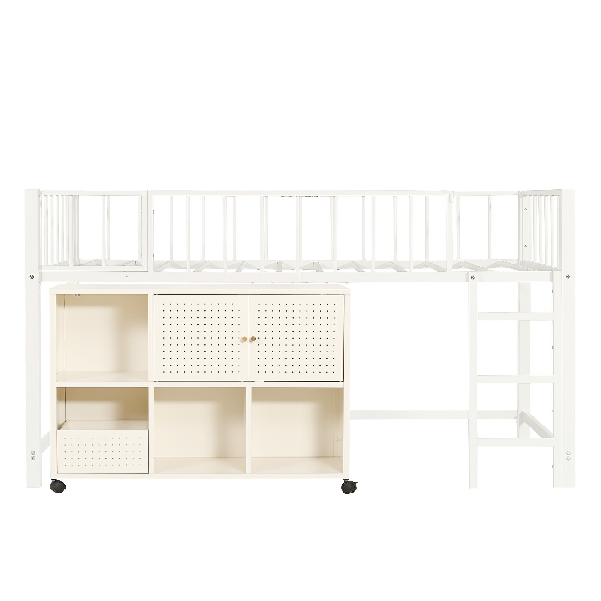 ロフトベッド パイプベッド シングル 高さ110cm ロフトベッド ロータイプ 左右入れ替え 子供ベッド シングルベッド 下収納 ロフト ベッド 省スペース スチール