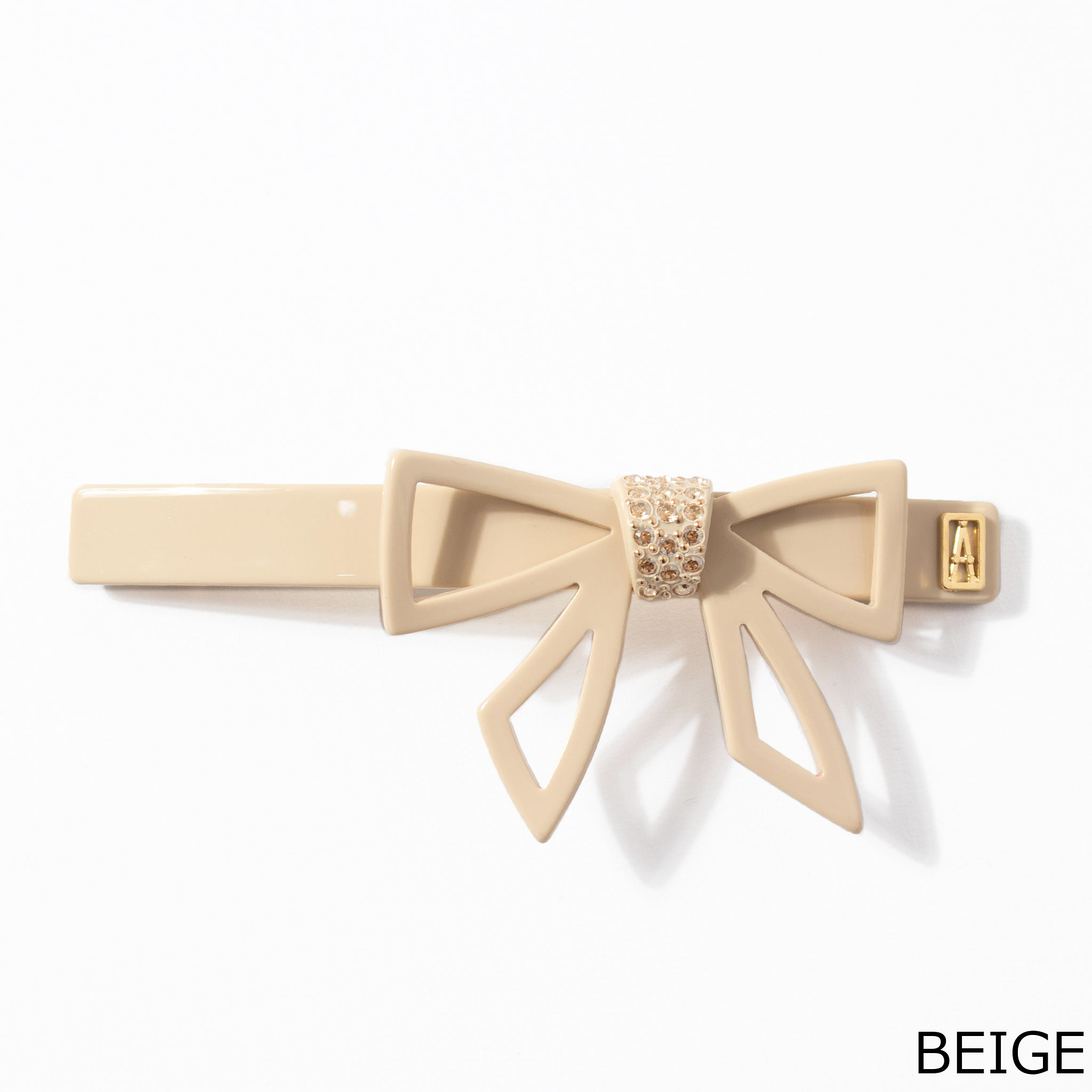 アレクサンドルドゥパリ リボンカチューシャ　ベージュ カチューシャ (2.5 cm)｜ALEXANDRE DE PARIS（アレクサンドル