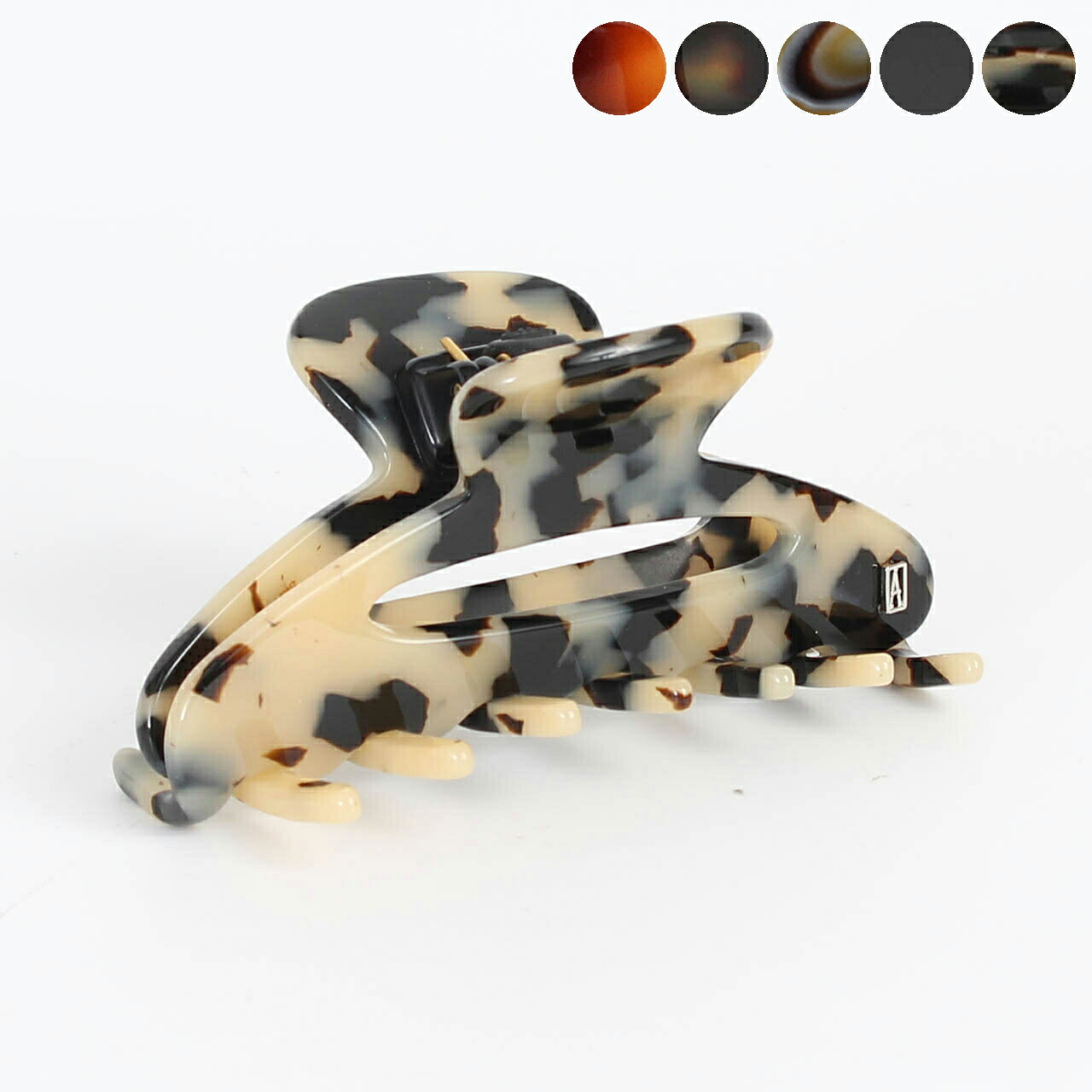 アレクサンドル ドゥ パリ ALEXANDRE DE PARIS ヘアクリップ LES CLASSIQUES CLEMENCEAU HAIR CLIP M [TIMELESS M クリップ] レディース 8.5cm ACCM-18075-03｜on the corner