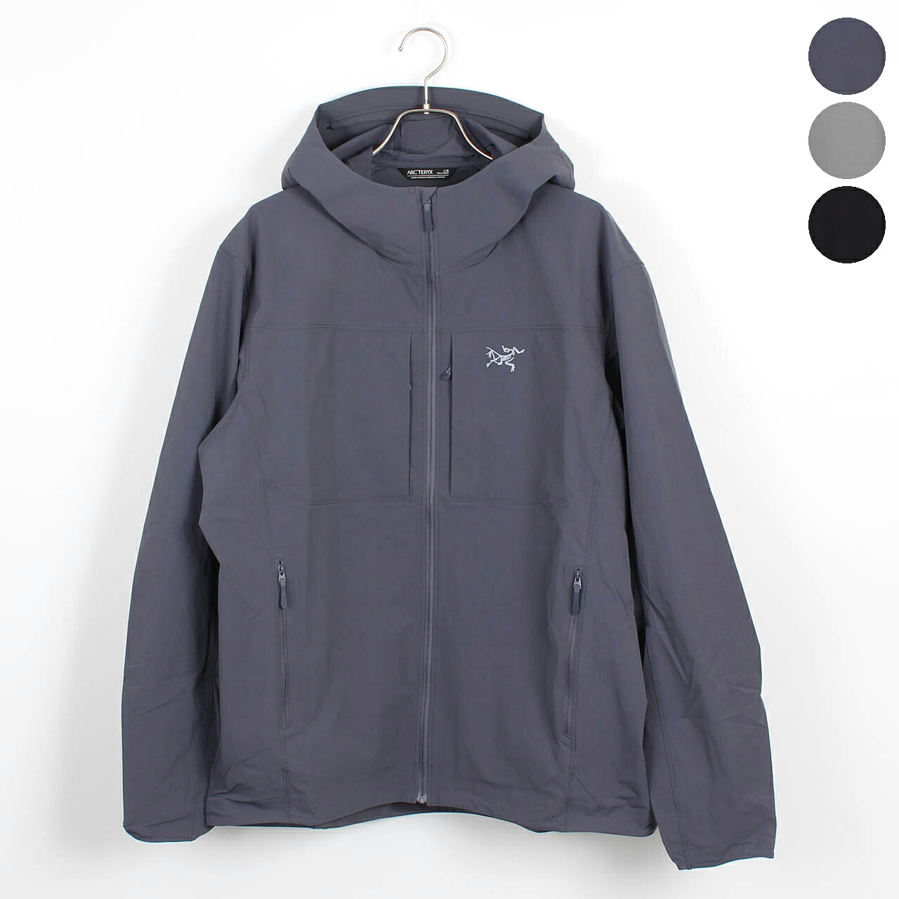 アークテリクス ARC\u0027TERYX 牟礼パーカー 上衣 GAMMA LIGHTWEIGHT HOODY [ヴァスコ・ダ・ガマ ライトウェイト フーディ] メンズ X000010606【レイングッズ】