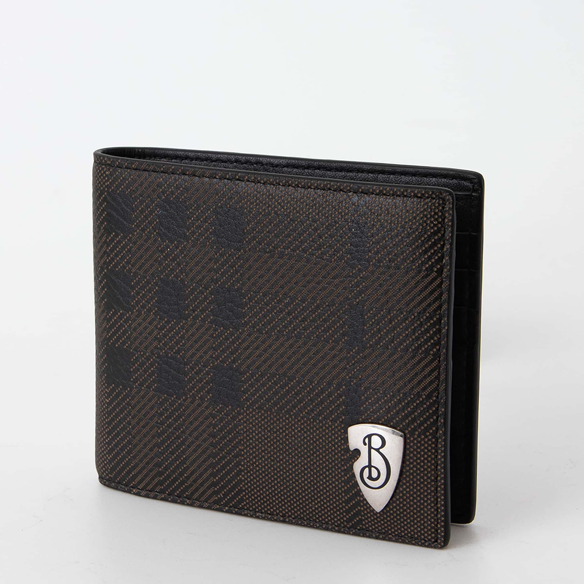 10月12日まで Burberry 二つ折り財布 黒　新品 BURBERRY バーバリー 財布 二つ折り財布（小銭入れ付き） CC