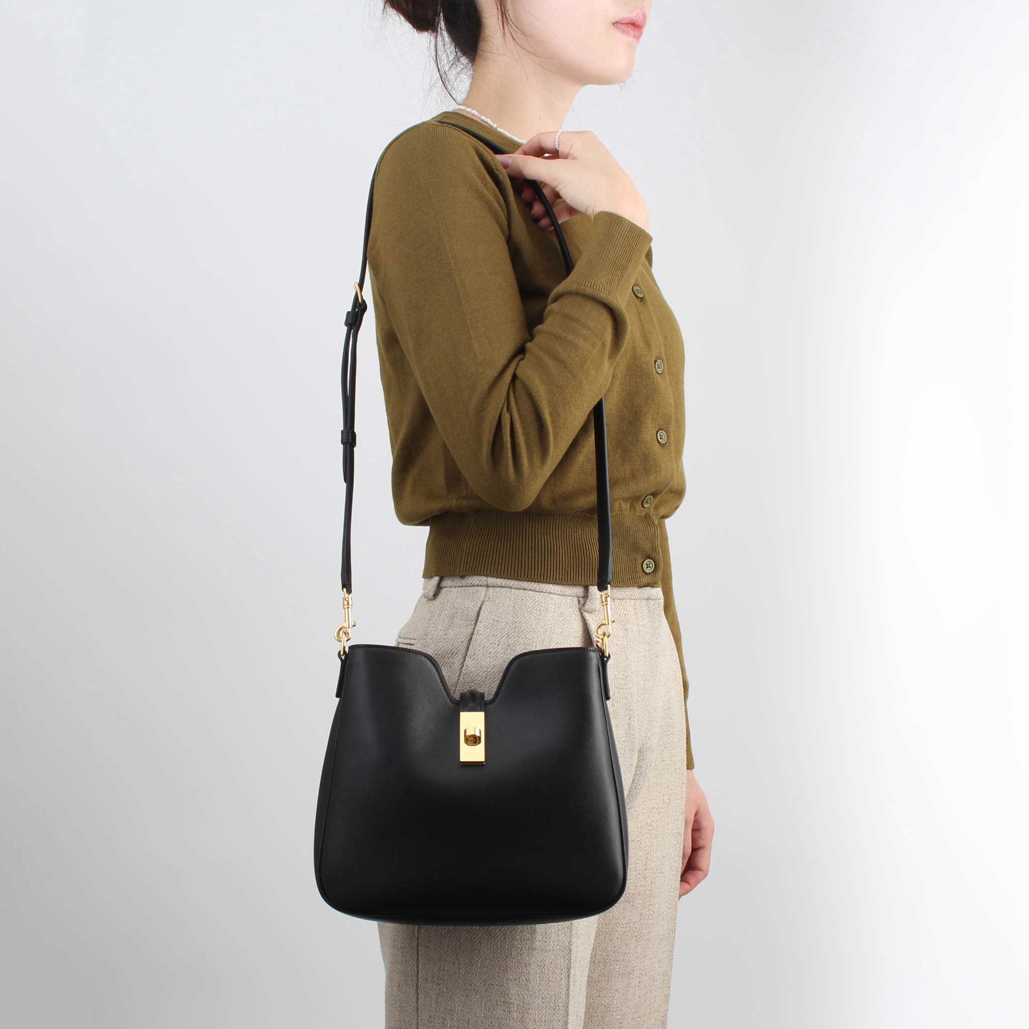 セリーヌ CELINE 御徒面子 ショルダーバッグ CAMILLE 16 SMALL SOFT BAG [スモール カミーユ 16 セーズ] レディース 12069 3FX9 バッグ・小物・ブランド雑貨-ショルダーバッグ・メッセンジャーバッグ-バッグ