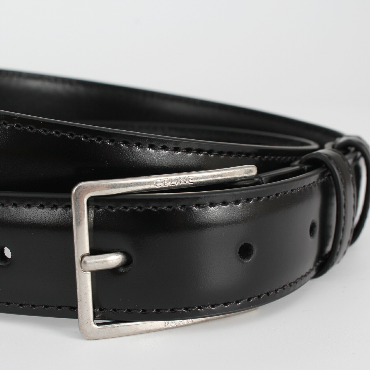 楽天市場】セリーヌ CELINE ミディアム ダブルリングベルト ジャカード