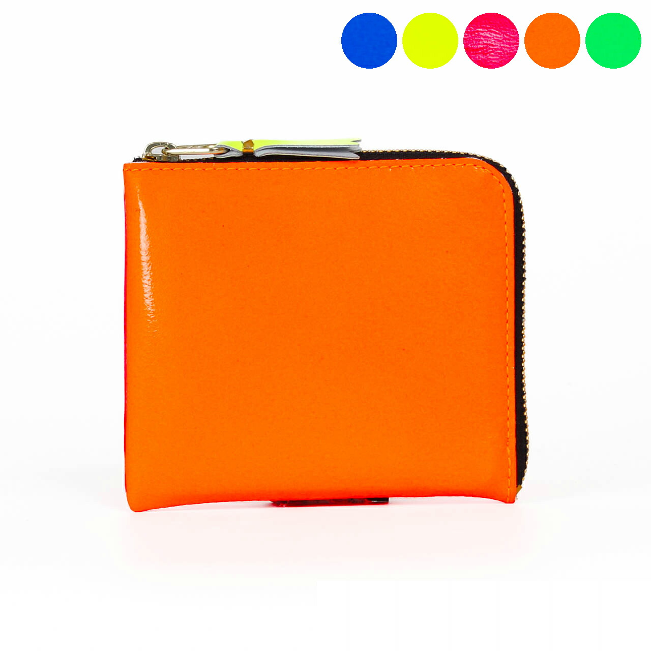 コムデギャルソン COMME DES GARCONS 札入れ L字チャック札入れ/コインケース SUPER FLUO ZIP AROUND WALLET [百貨店流通] レディース メンズ SA3100空想科学小説【ミニ札入れ】