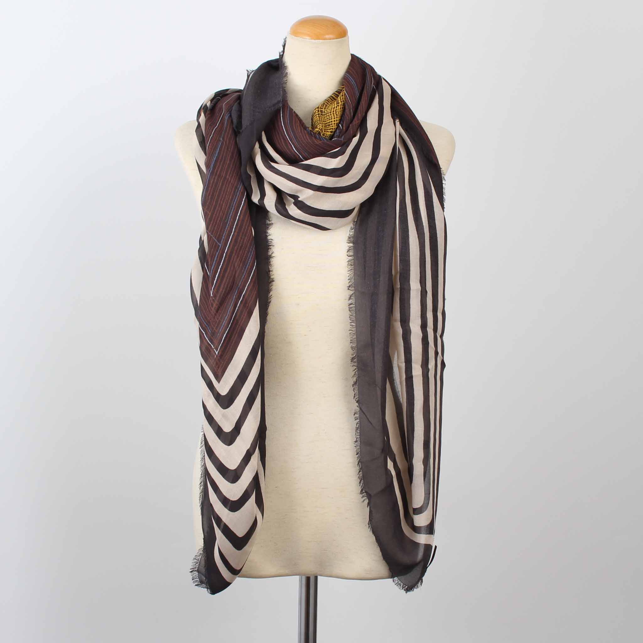 楽天市場】ファリエロサルティ FALIERO SARTI ストール ダークグレー