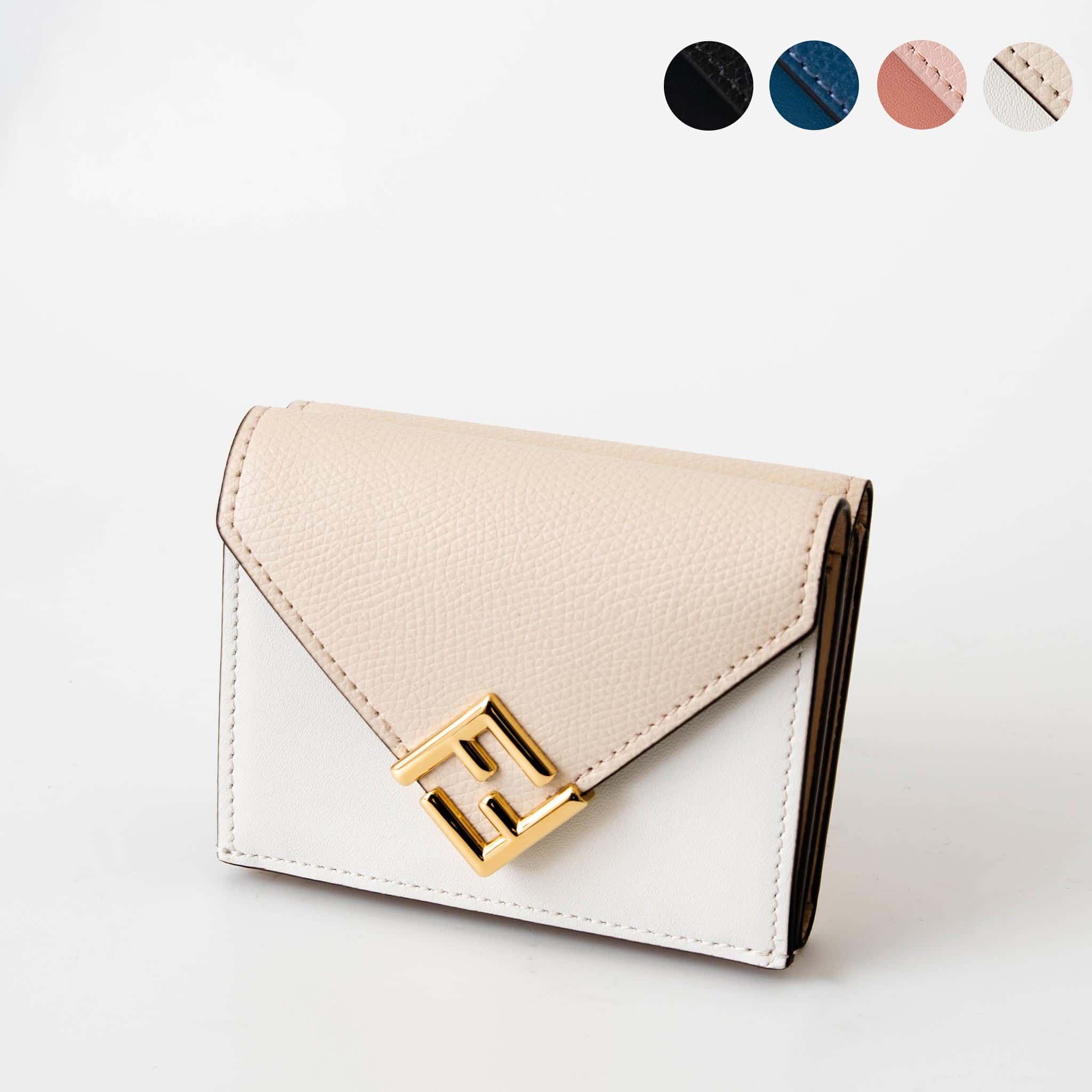 ✨人気✨FENDI ミニウォレット 三つ折財布 FFバックル 型押し 楽天市場】【最大5,000円クーポン】フェンディ FENDI 財布 三