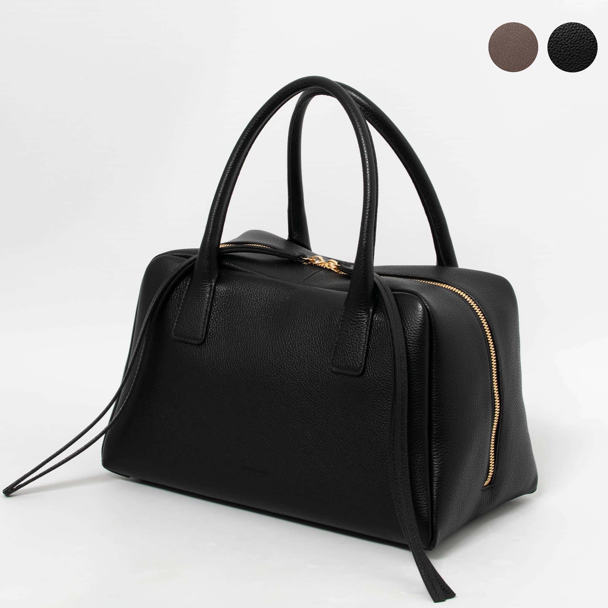 フランツロアー FRENZLAUER バッグ ハンドバッグ BOWLING BAG MEDIUM GRAINED HANDLE BAG レディース｜on the corner
