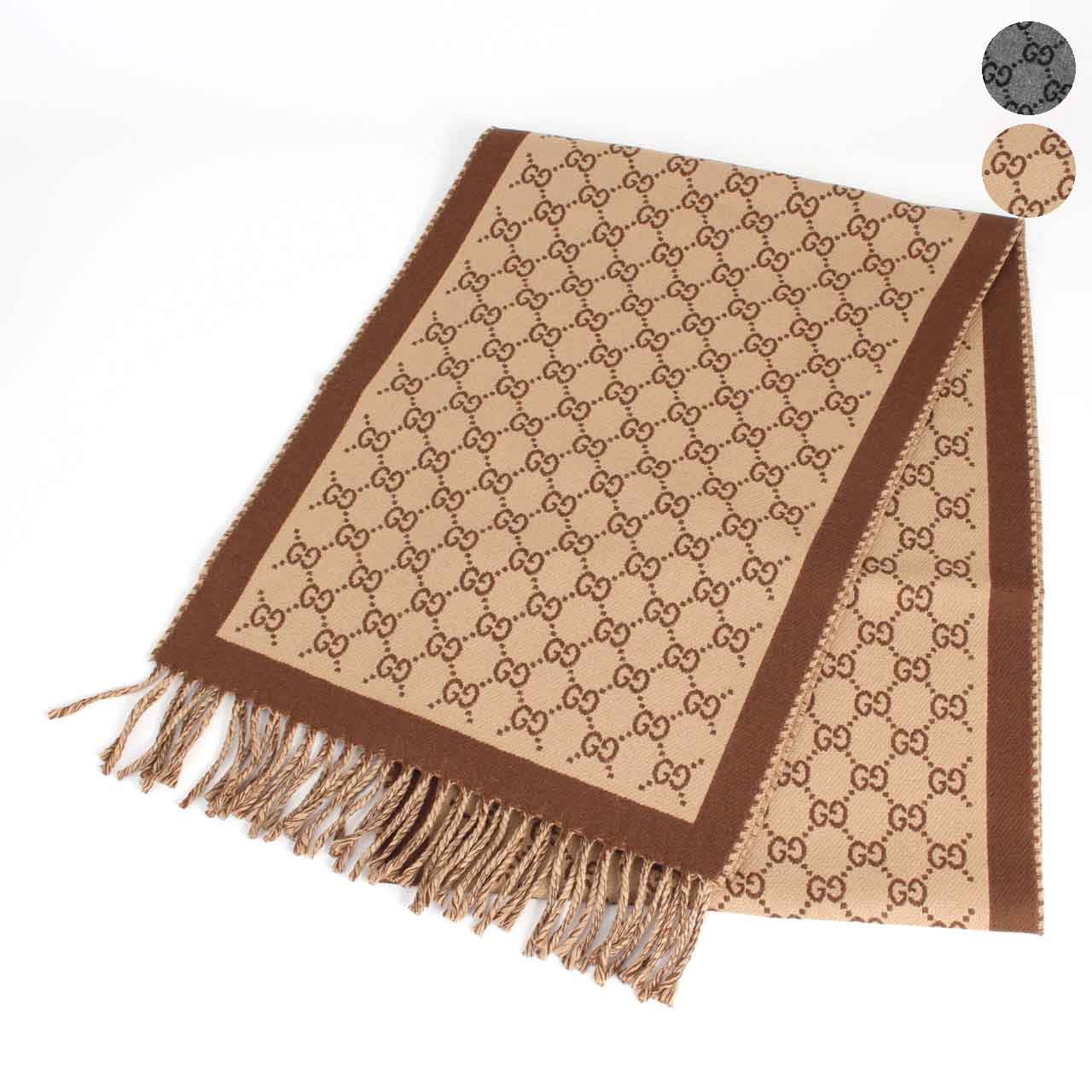 グッチ GUCCI マフラー GG WOOL SCARF / WOOL JACQUARD SCARF [GGウール スカーフ / GG ウールジャカード スカーフ] レディース メンズ 835534 3G200 / 4G200