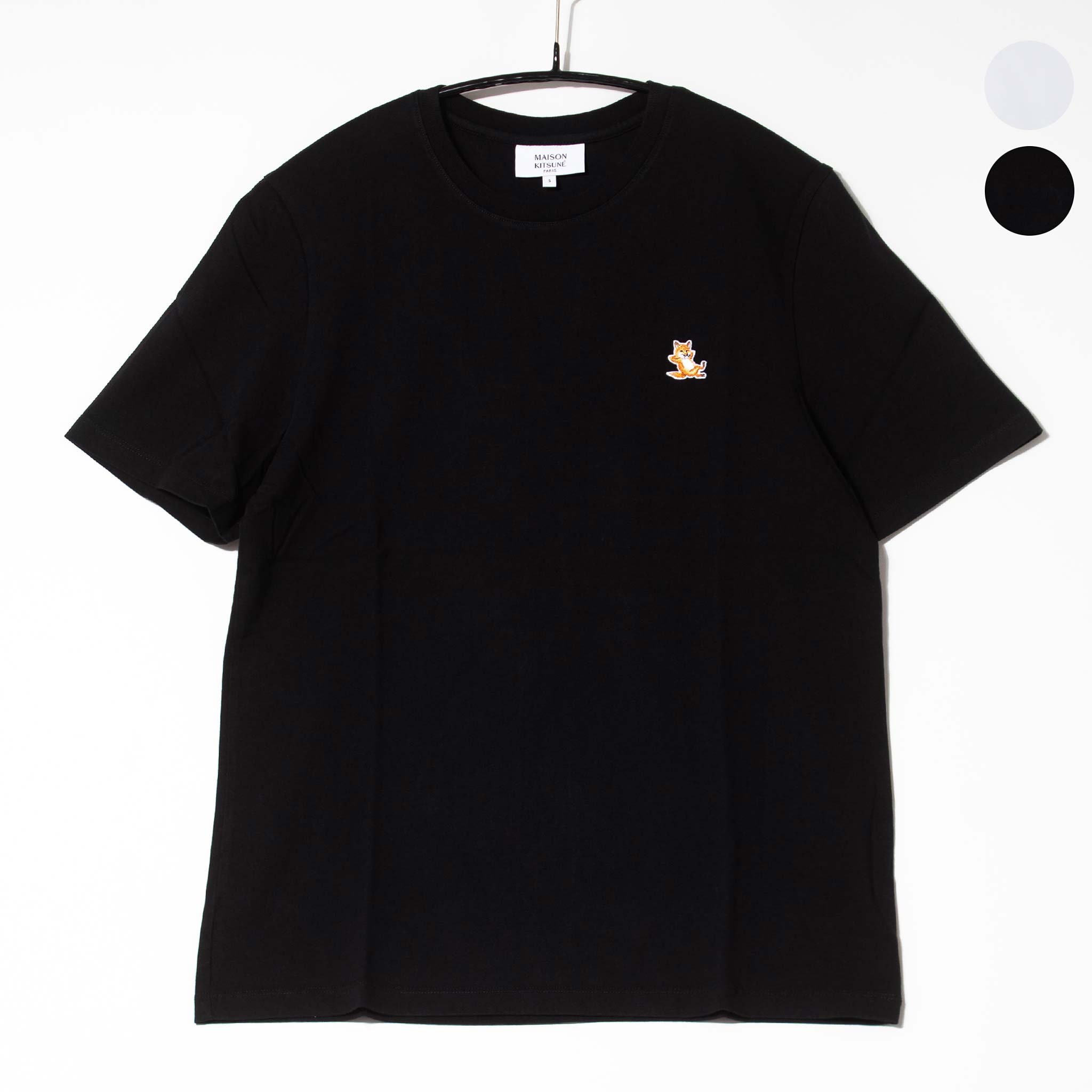 maison kitsune all right tシャツ Maison Kitsuné - All Right Fox Patch Classic T-shirt | HBX