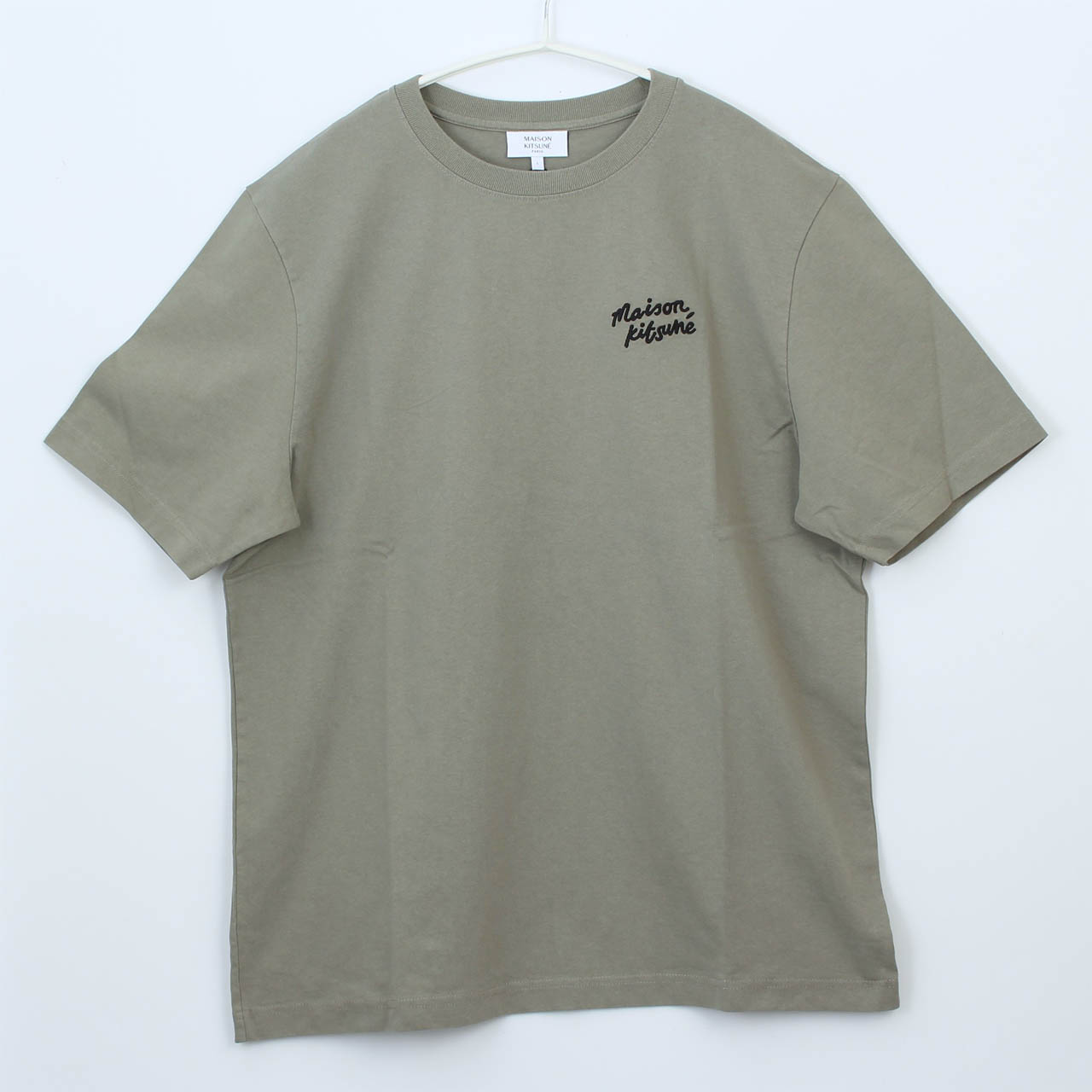 メゾン キツネ MAISON KITSUNE 半袖Tシャツ HANDWRITING COMFORT TEE-SHIRT メンズ MM00126 KJ7025