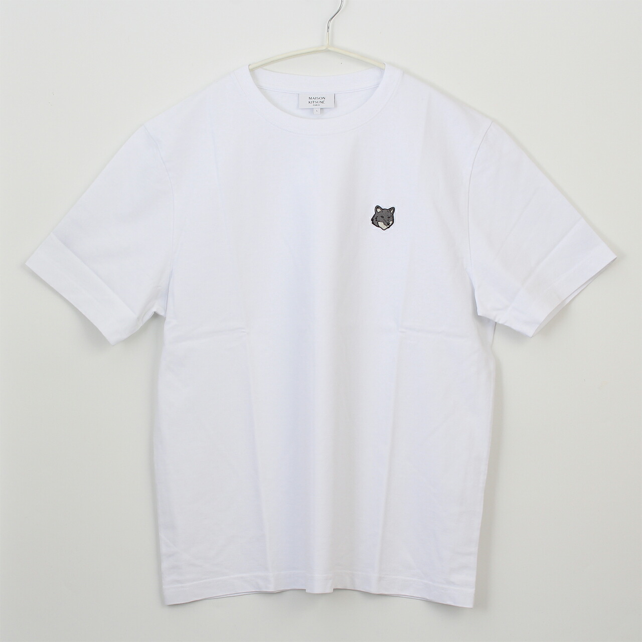 住み家 稲荷 MAISON KITSUNE 半袖プルオーバー FOX HEAD COMFORT TEE-SHIRT メンズ PM00108 KJ7025
