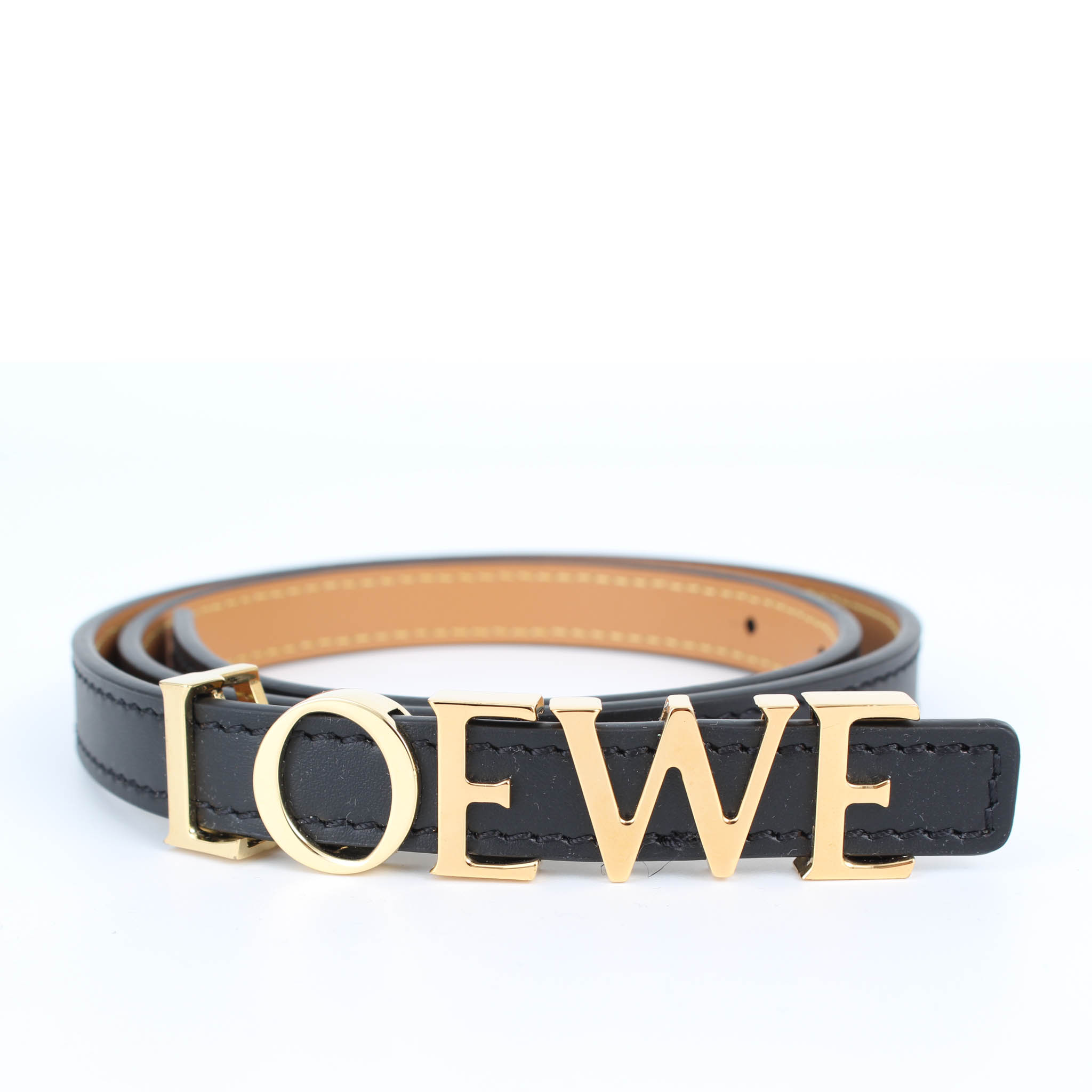 ロエベ　アナグラム　ロゴ　ベルト LOEWE ロエベ ベルト ANAGRAM BELT 515.01.010 E619238X12