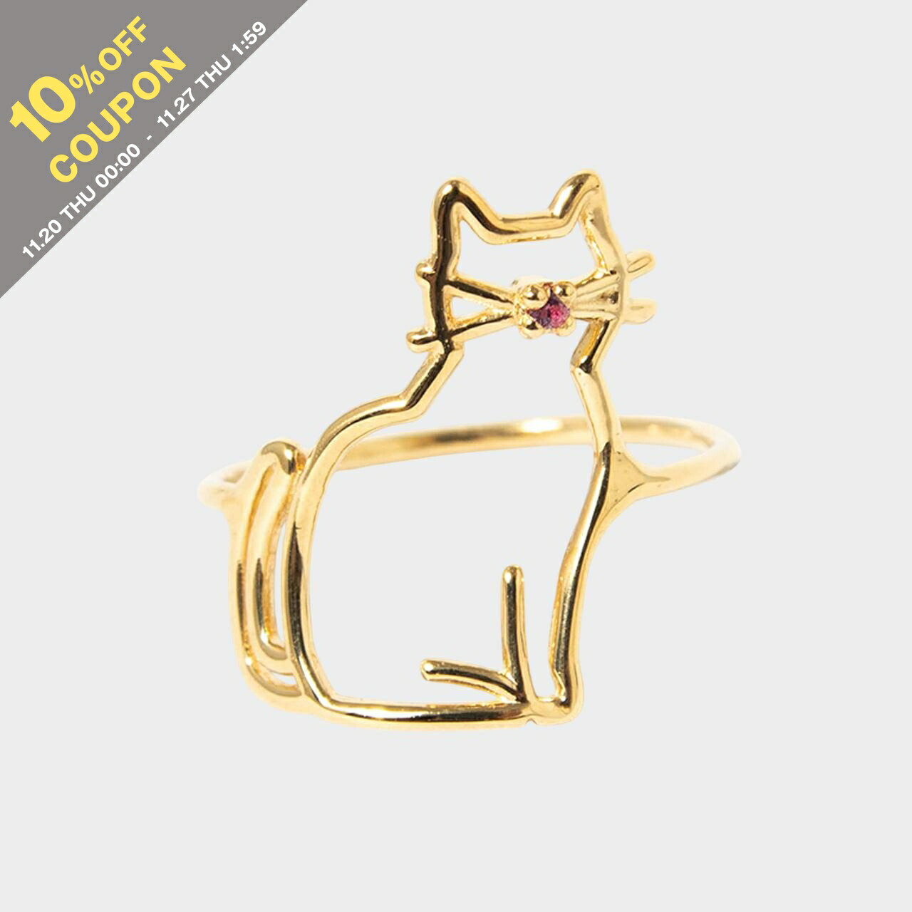 楽天市場】ALIITA アリータ リング MIAU RING レディース 猫 モチーフ