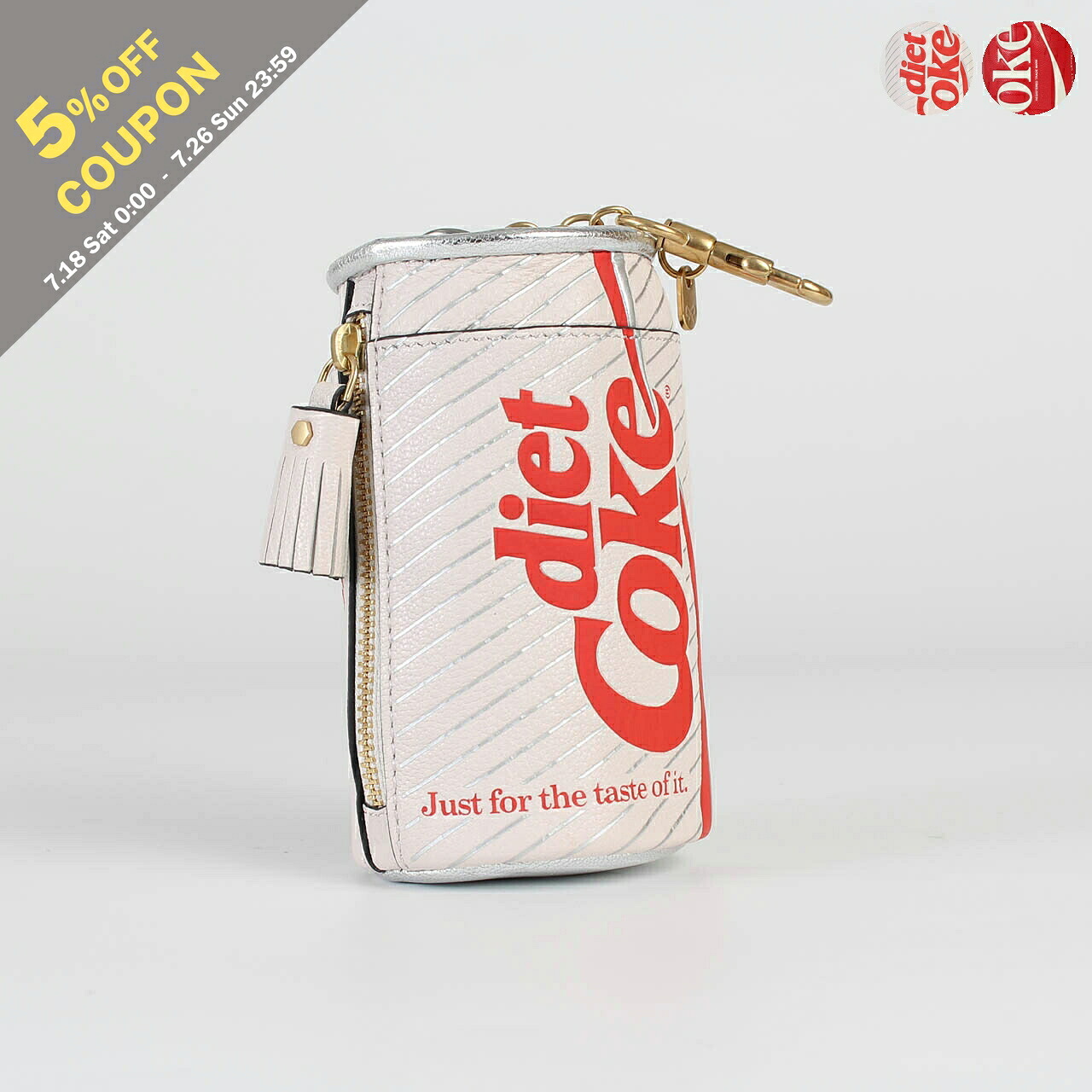 【5%OFFクーポン対象】アニヤハインドマーチ ANYA HINDMARCH チャーム ANYA BRANDS COIN PURSE DIET COKE / COCA COLA [コインパース・チャーム] レディース 5050925164818 / 5050925179546 SHINY CAPRA【英国ブランド】｜on the corner
