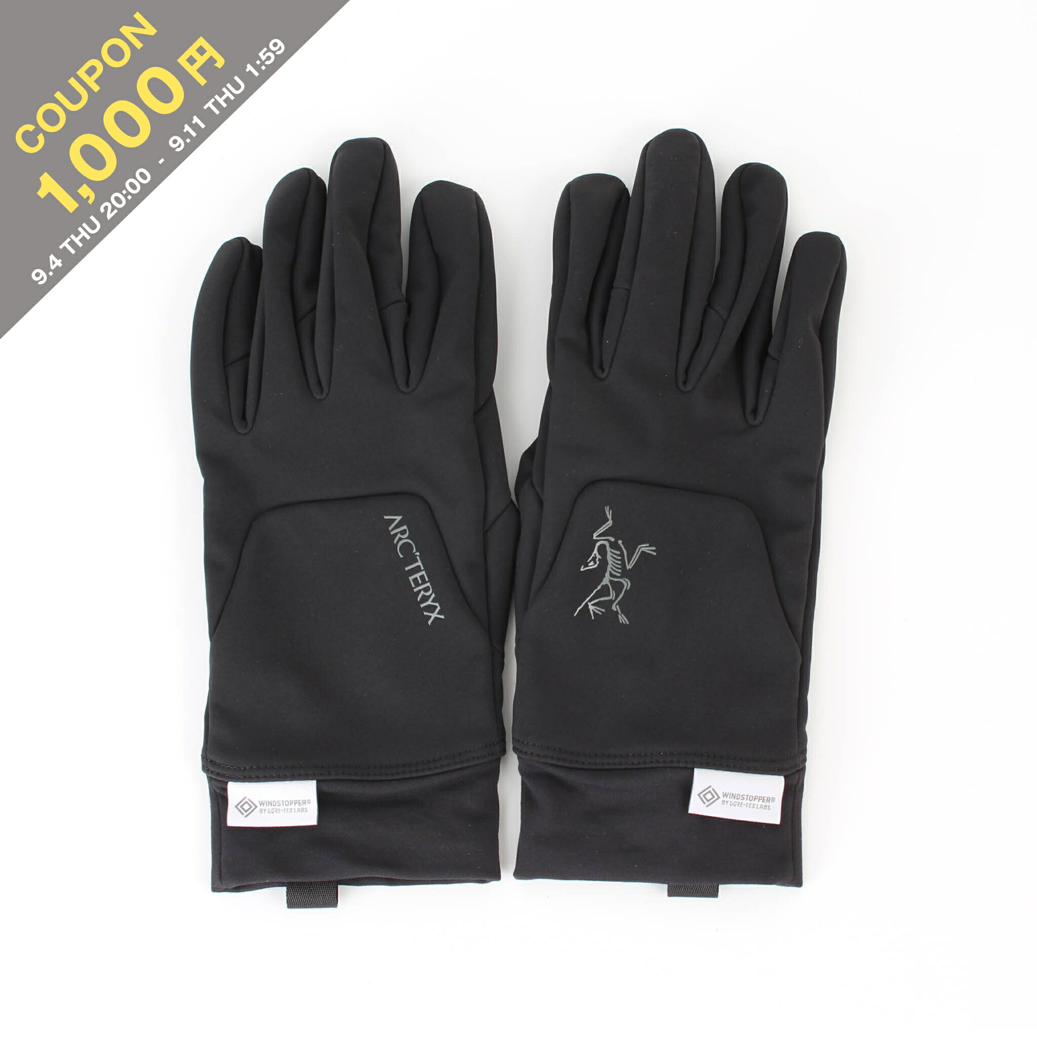 【新品未使用】アークテリクス ベンタグローブ ブラックLサイズ ARC'TERYX 【正規取扱店】ARC'TERYX アークテリクス VENTA GLOVE