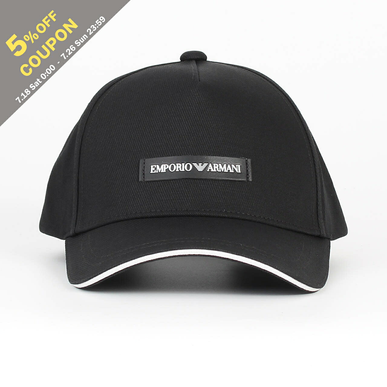 【5%OFFクーポン対象】エンポリオアルマーニ EMPORIO ARMANI キャップ 帽子 CAP [ベースボールキャップ イーグルプリント] メンズ 627921 CC991｜on the corner
