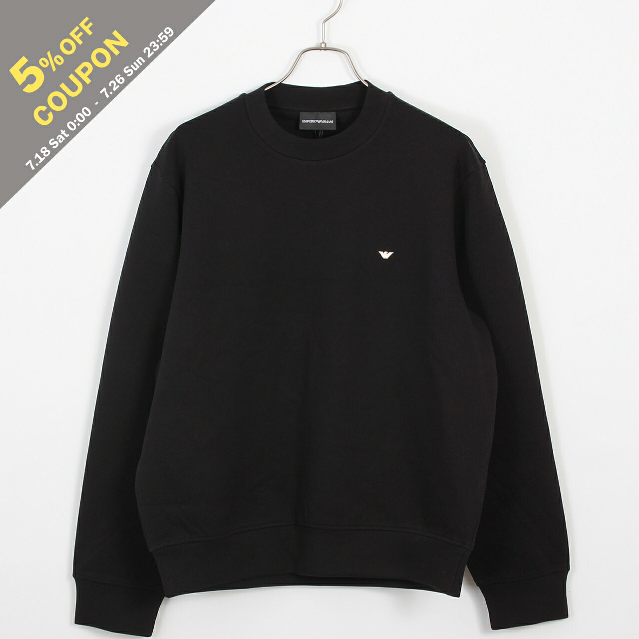 【5%OFFクーポン対象】エンポリオアルマーニ EMPORIO ARMANI スウェット SWEATSHIRT [マイクロイーグル] メンズ EM004533 AF10013U｜on the corner