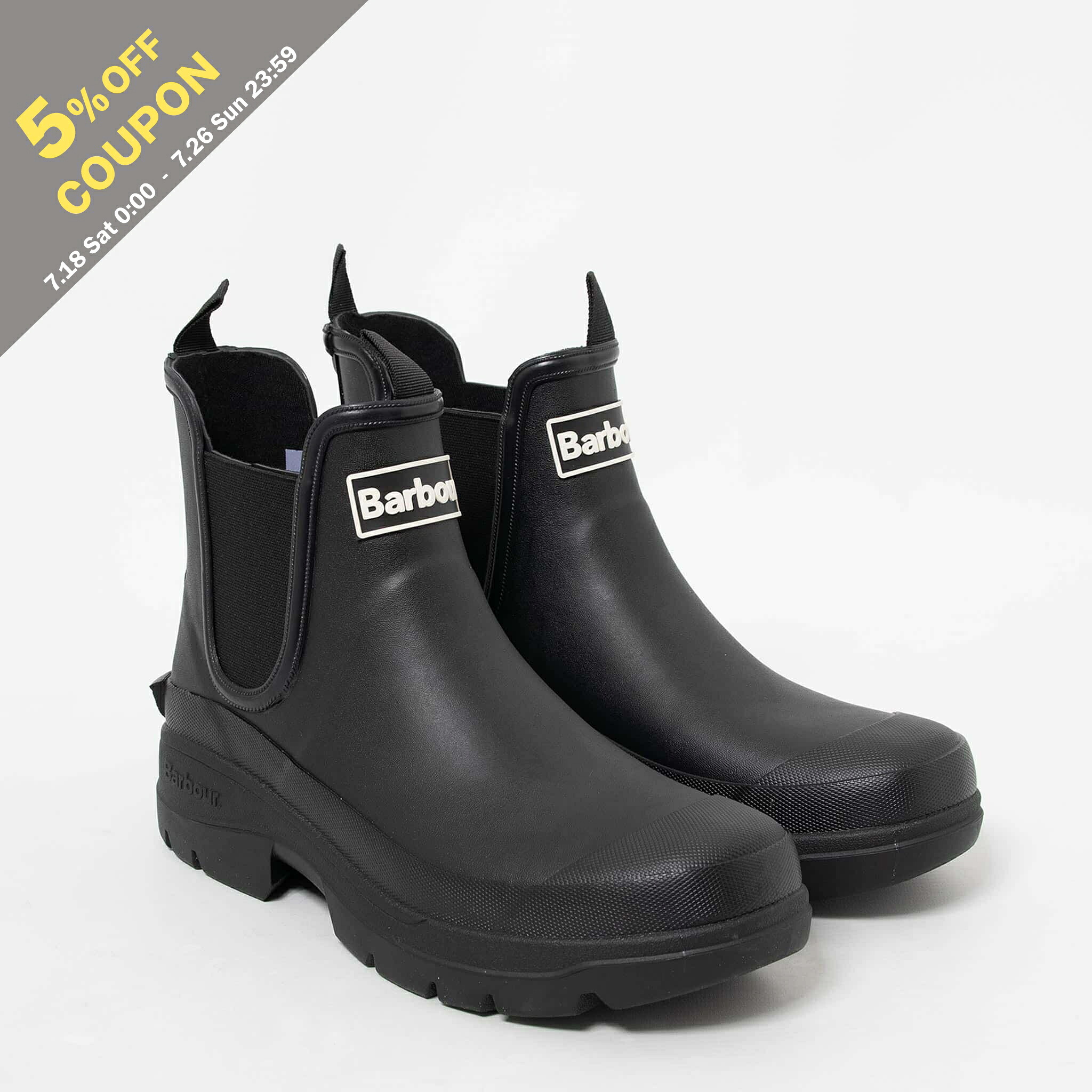 【5%OFFクーポン対象】バブアー BARBOUR レインブーツ NIMBUS CHELSEA WELLY [サイドゴア ショート レインブーツ] メンズ MRF0028【レイングッズ】【英国ブランド】｜on the corner 9,086円