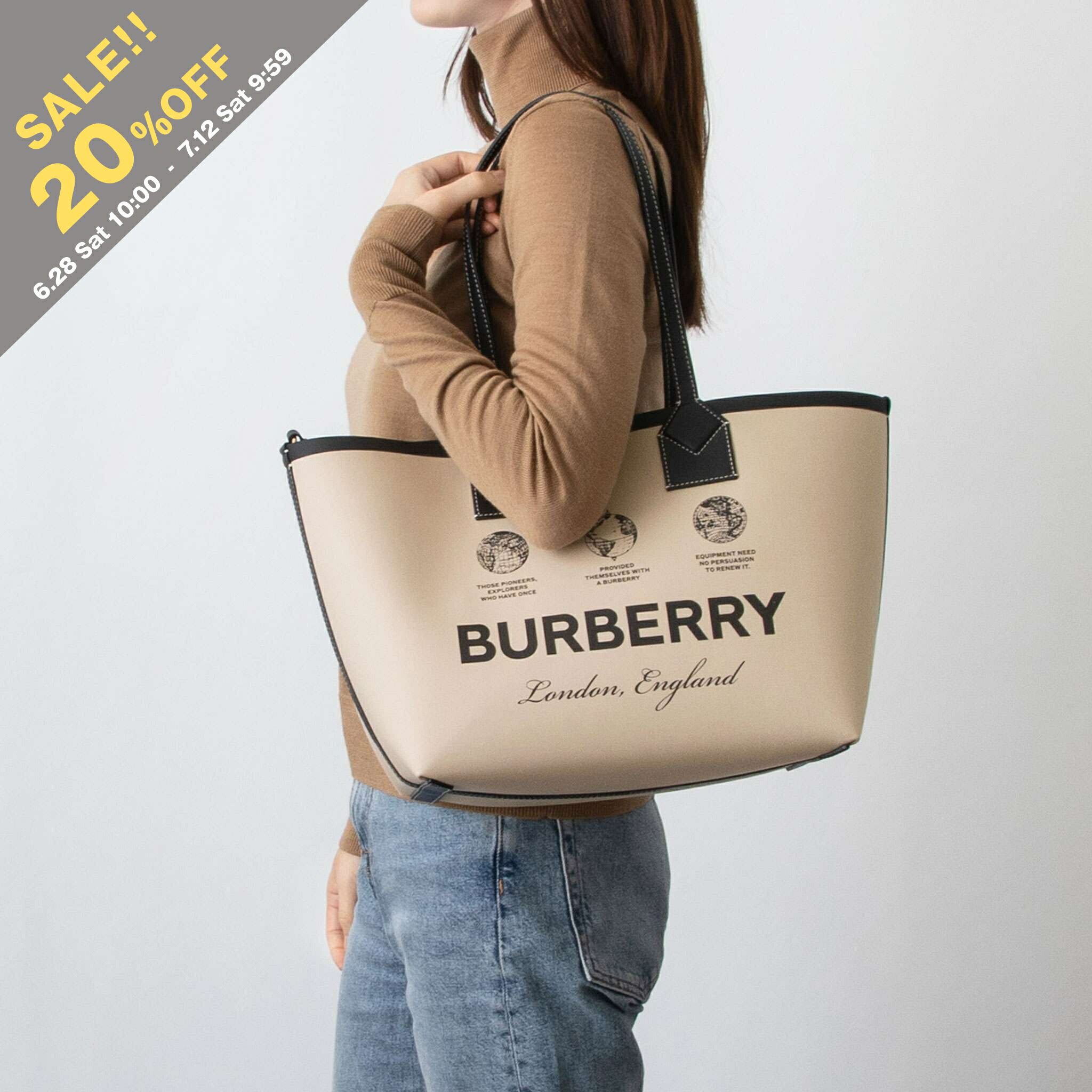 バーバリー レディース トートバッグ MN FRANCES 8070571 u-stream_bur0000001051