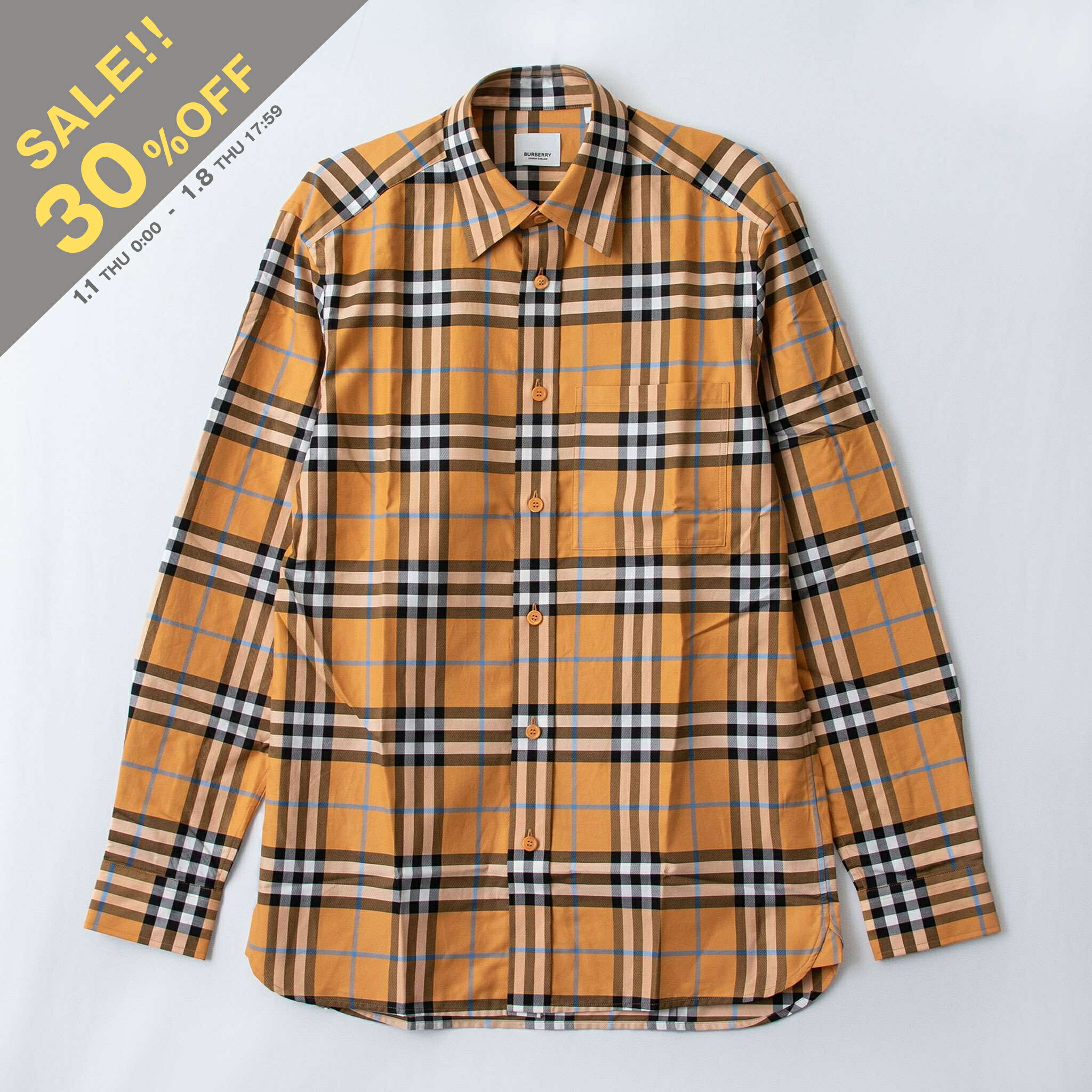 楽天市場】BURBERRY バーバリー シャツ サイズ:XL メガチェック