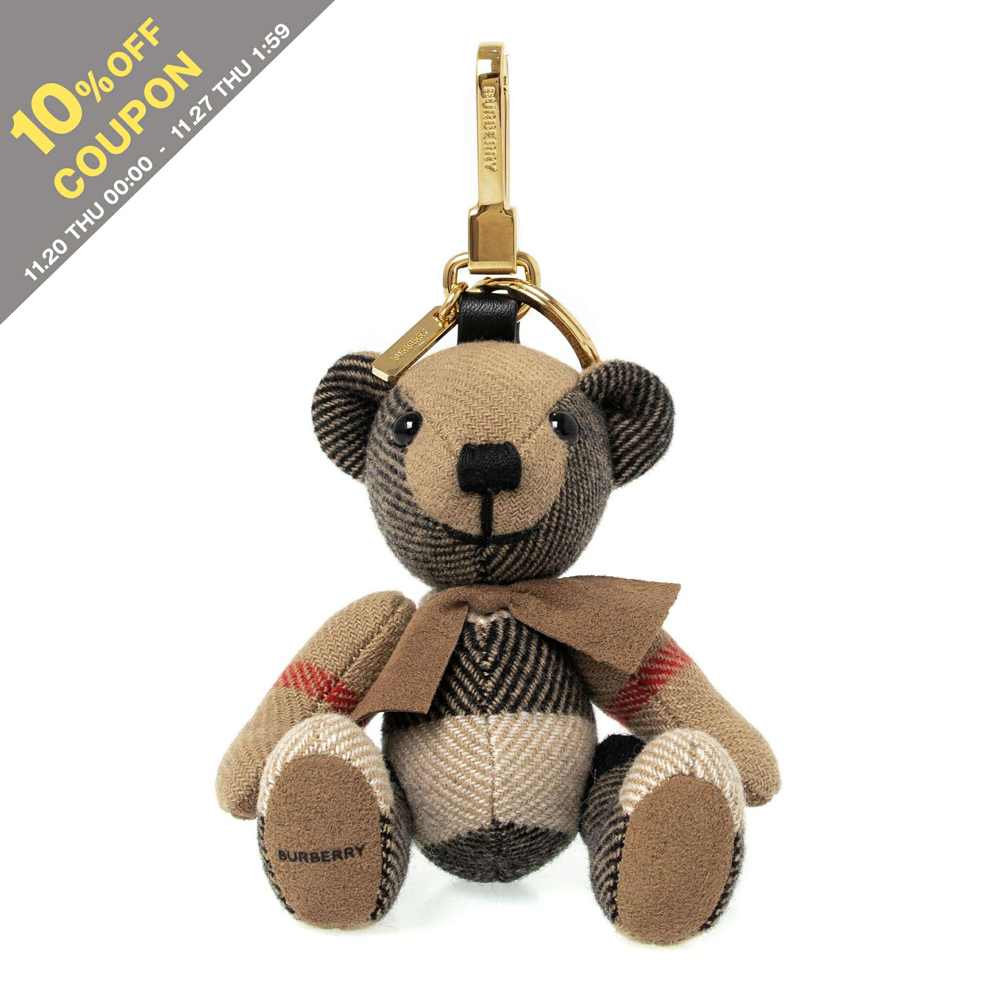 楽天市場】BURBERRY バーバリー バッグチャーム THOMAS HEAD 8062396