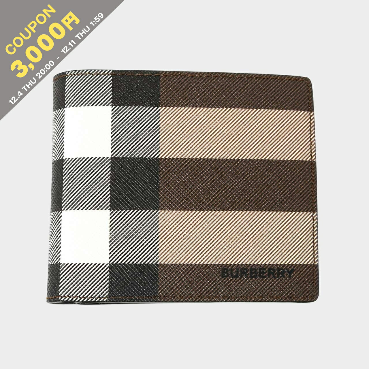 楽天市場】バーバリー BURBERRY 2つ折り財布 小銭入れ付き ブラック