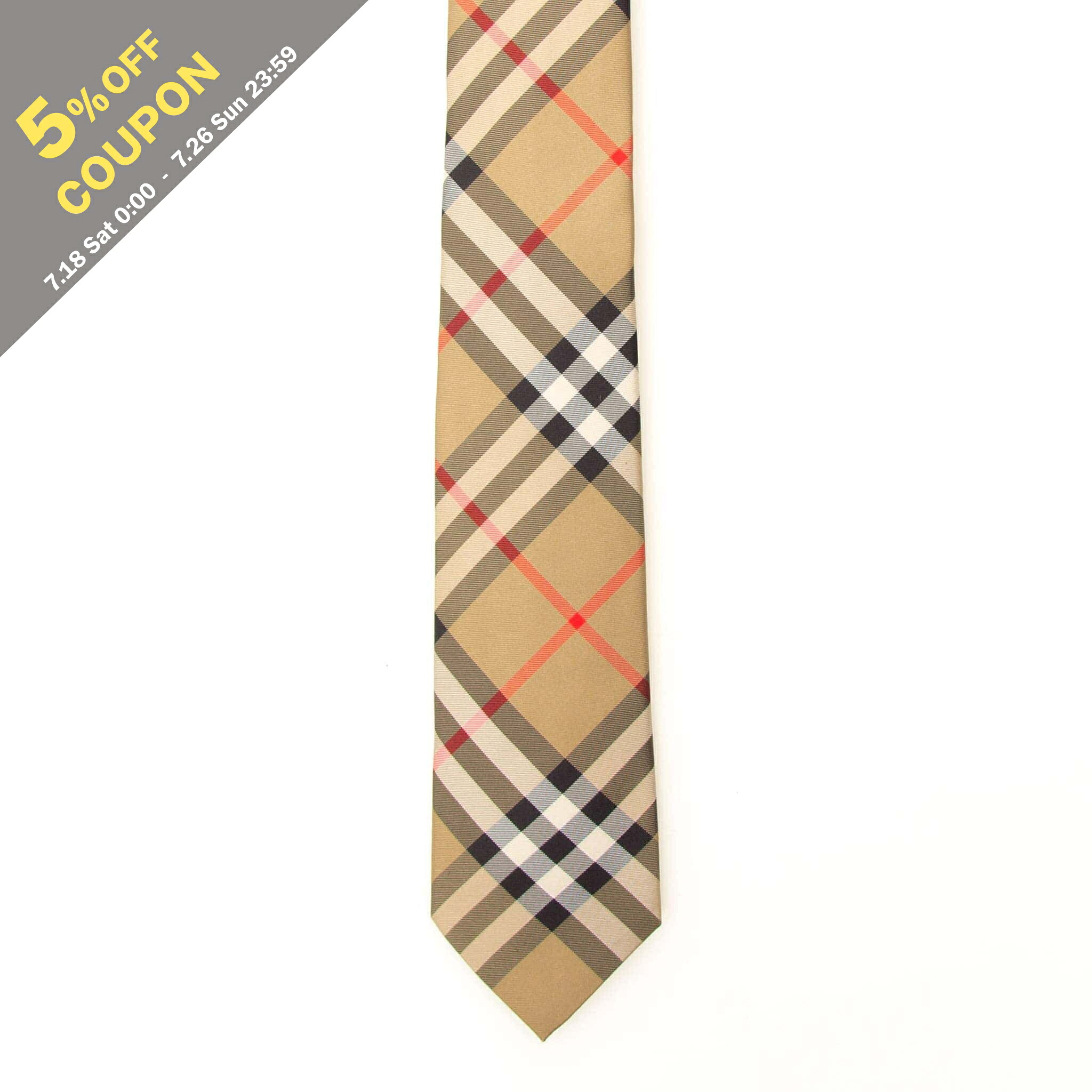 【5%OFFクーポン対象】バーバリー BURBERRY ネクタイ MANSTON メンズ 80116931 M:105301 A7026 ARCHIVE BEIGE｜on the corner 23,660円