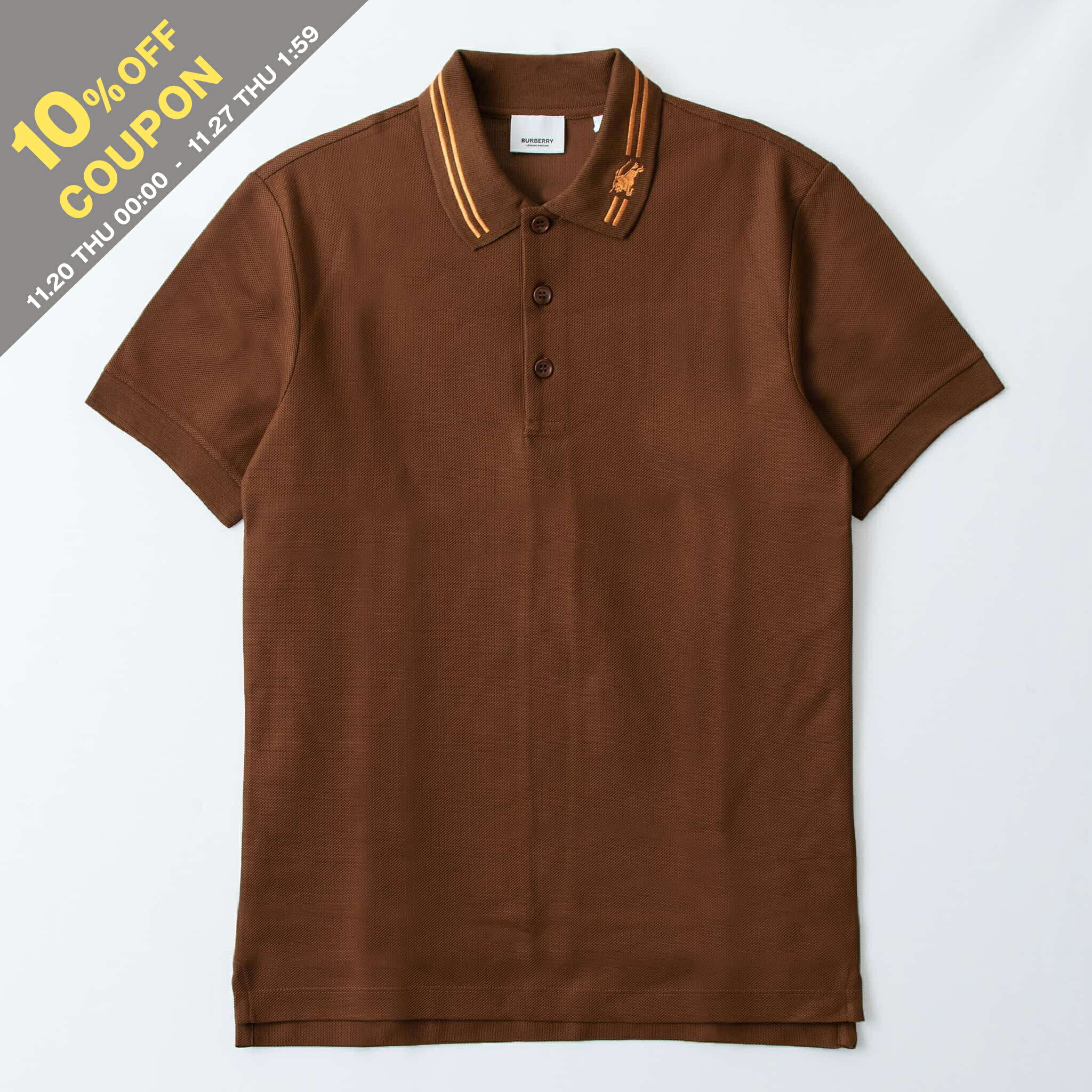 楽天市場】BURBERRY バーバリー MONOGRAM MOTIF COTTON POLO SHIRT