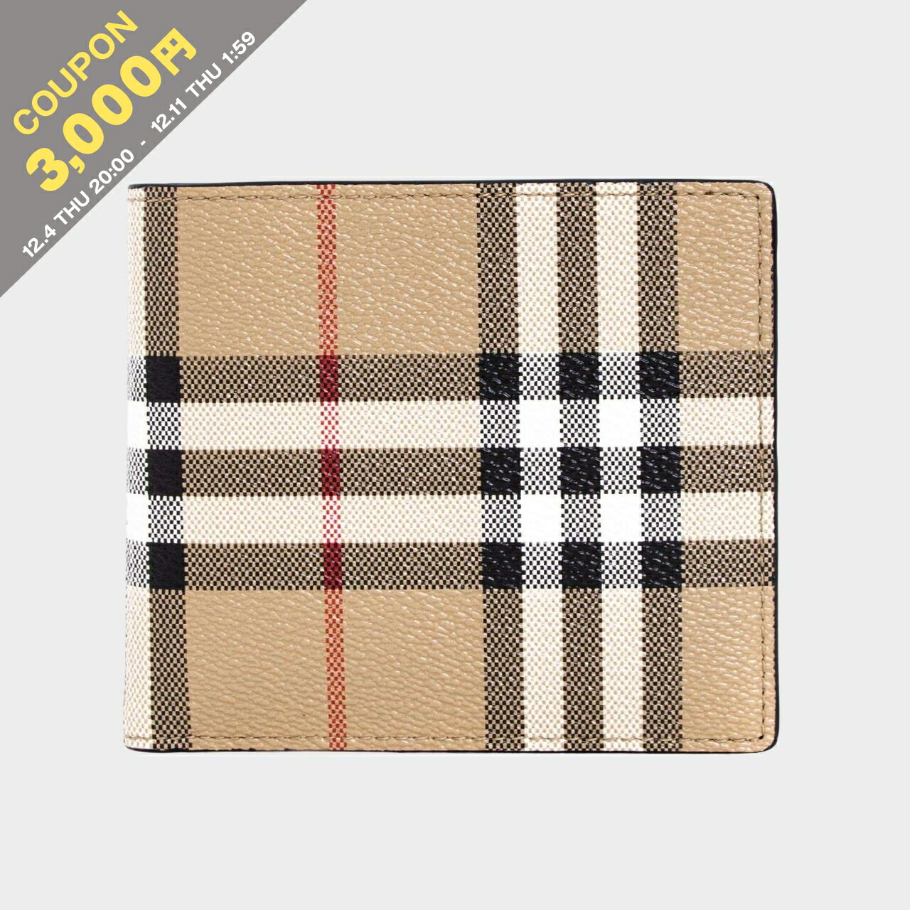 楽天市場】バーバリー BURBERRY 2つ折り財布 小銭入れ付き ブラック