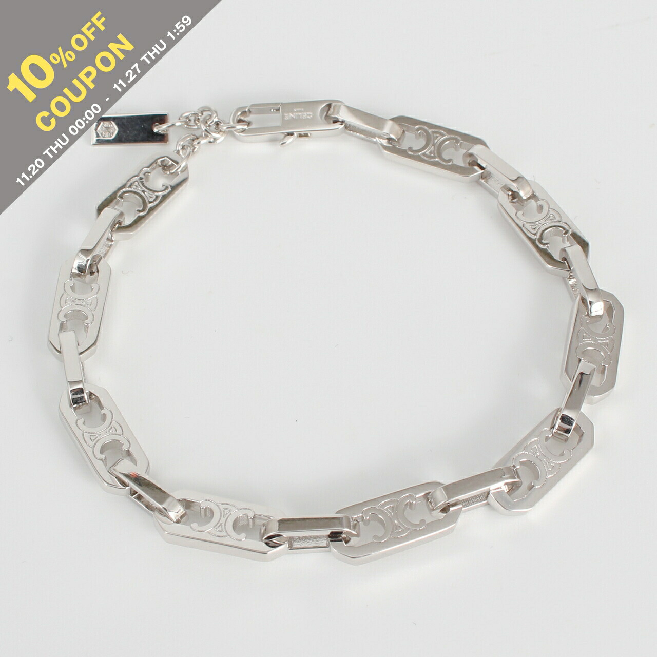 楽天市場】CELINE セリーヌ ユニヴェルシテ ブレスレット 460DU6SSE