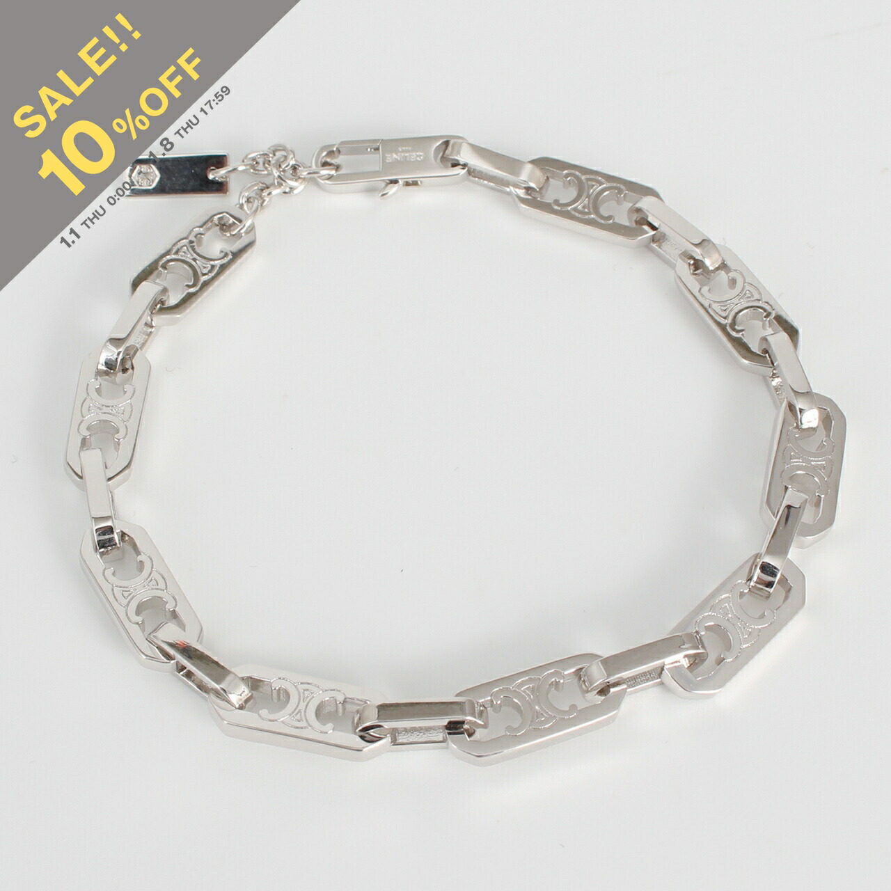 楽天市場】セリーヌ CELINE ブレスレット チェーンブレスレット