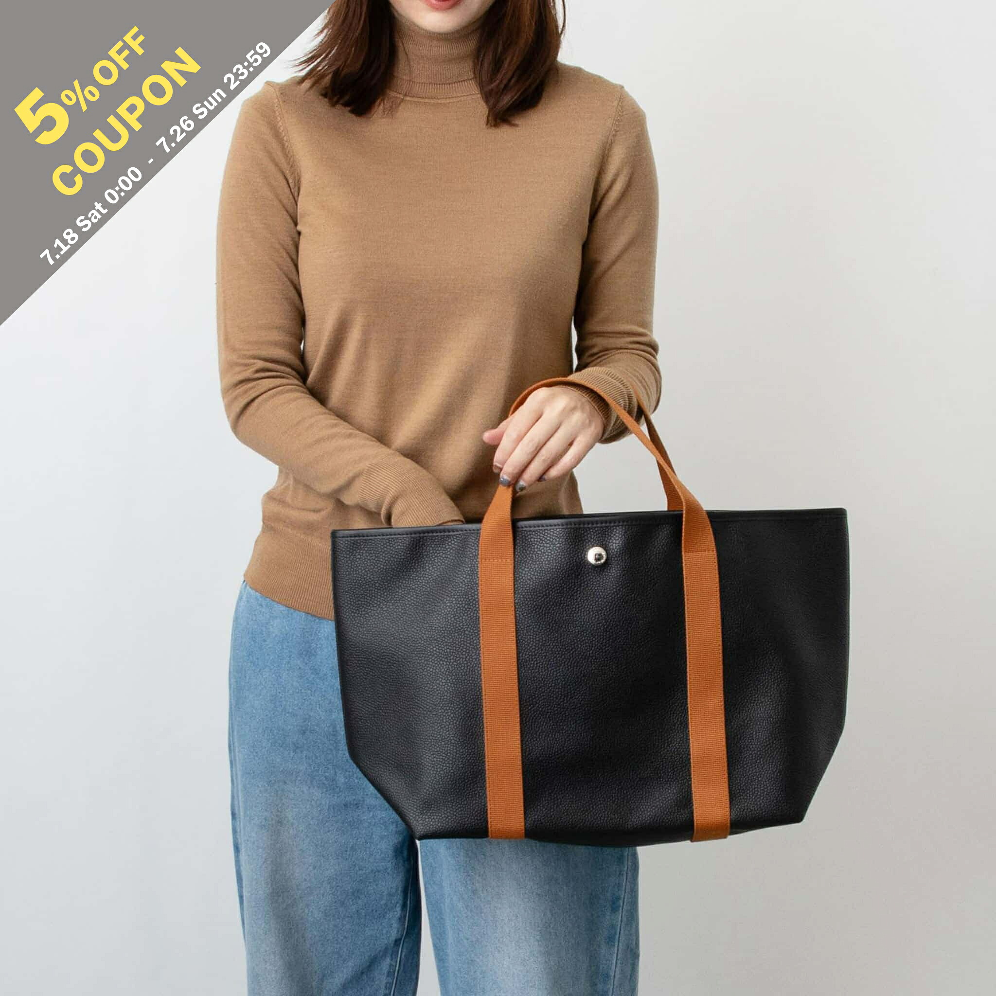 【5%OFFクーポン対象】エルベシャプリエ HERVE CHAPELIER バッグ トートバッグ リュクスライン コーテッドキャンバススクエアトートL レディース メンズ 615G【レイングッズ】【A4】|on the corner