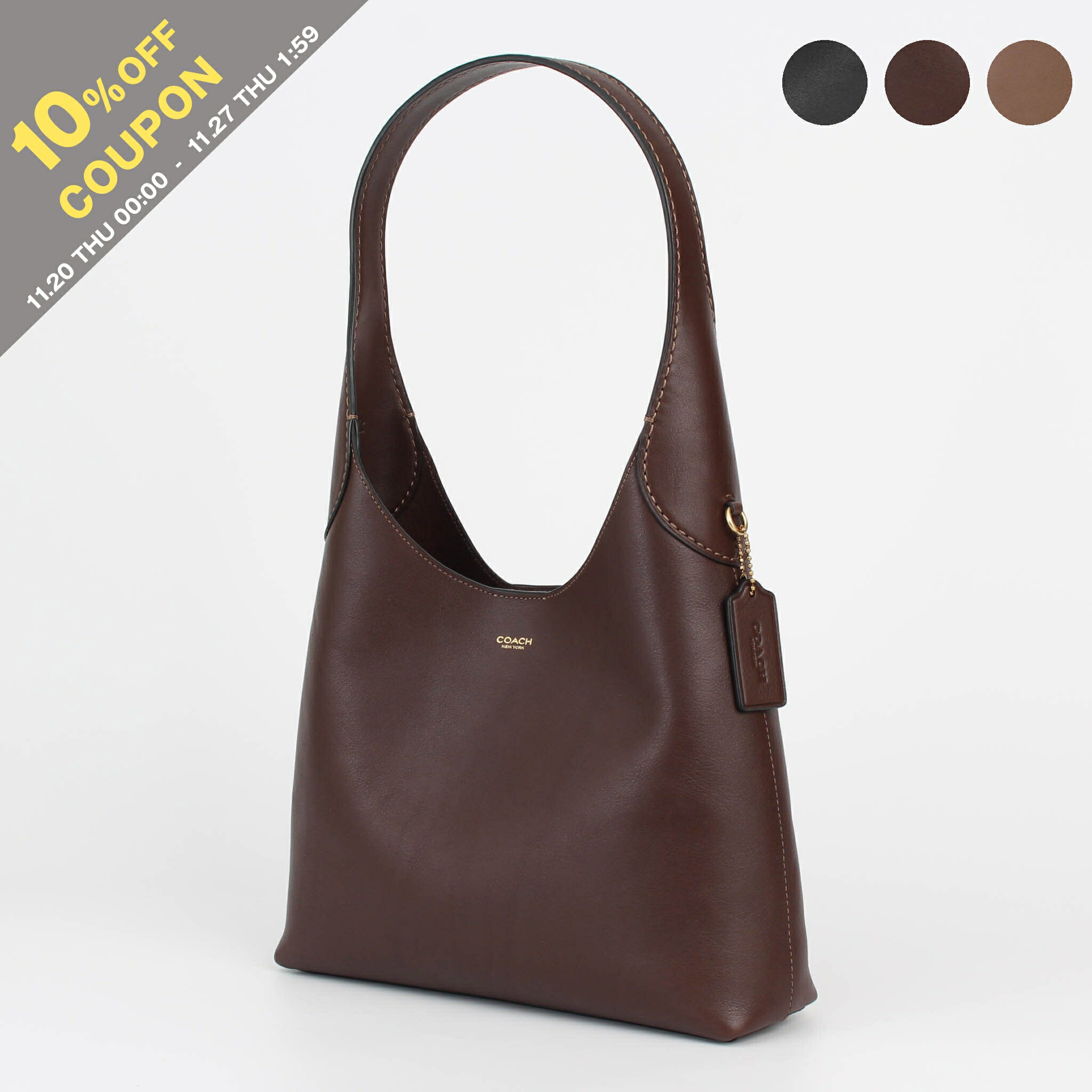 楽天市場】コーチ ショルダーバッグ ブルックリン ブラウン レディース