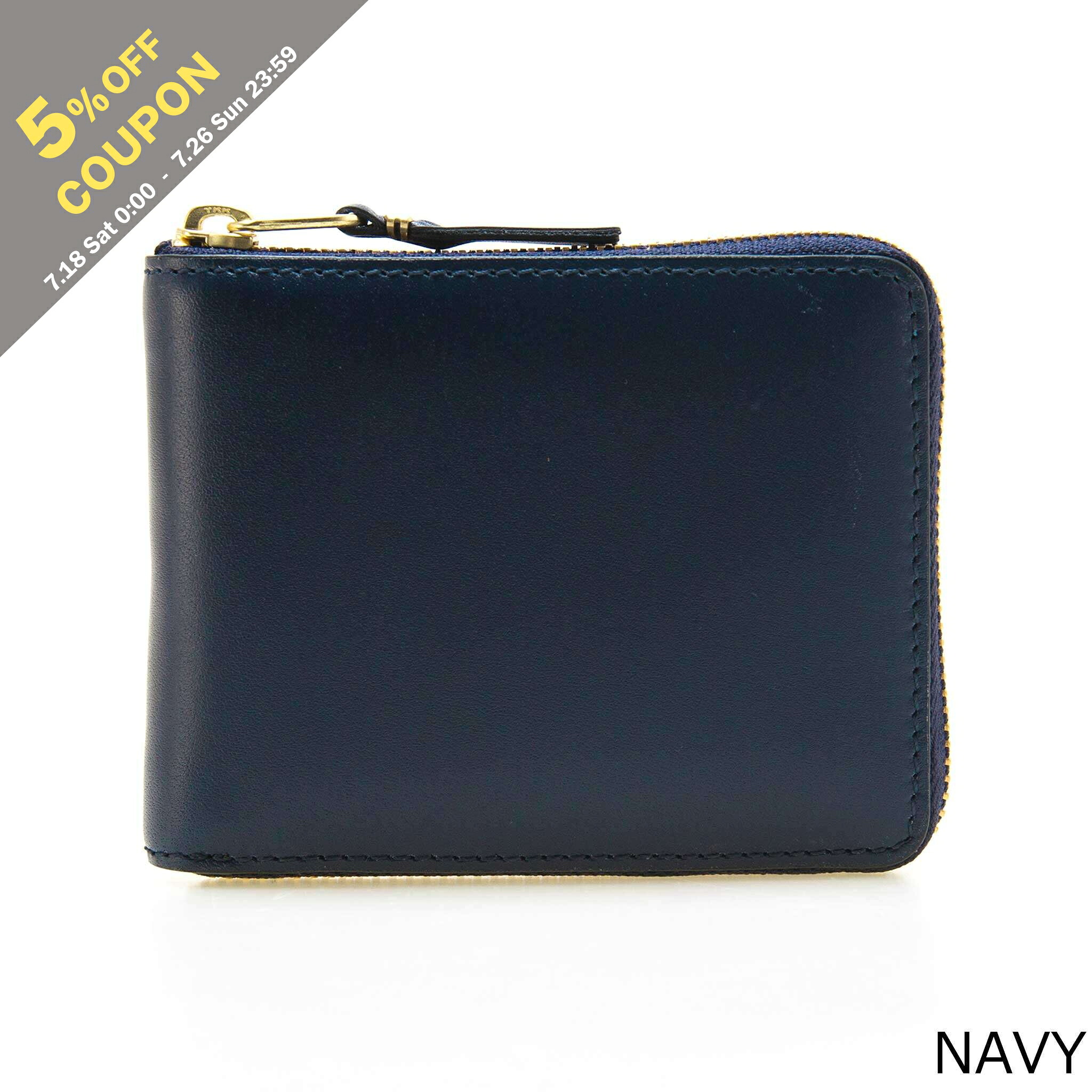 【5%OFFクーポン対象】コムデギャルソン COMME DES GARCONS 財布 二つ折り財布 CLASSIC LEATHER LINE FULL ZIP AROUND WALLET [クラシックレザーライン] レディース メンズ SA7100【ミニ財布】｜on the corner