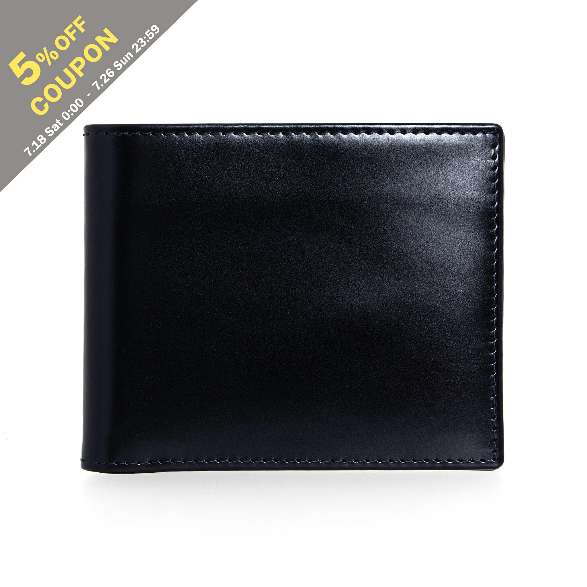 【5%OFFクーポン対象】エッティンガー ETTINGER 財布 二つ折り財布 ネイビー ブライドルレザー BILLFOLD WITH 6 C/C メンズ BH030CJR NAVY BRIDLE HIDE COLLECTION【英国ブランド】｜on the corner