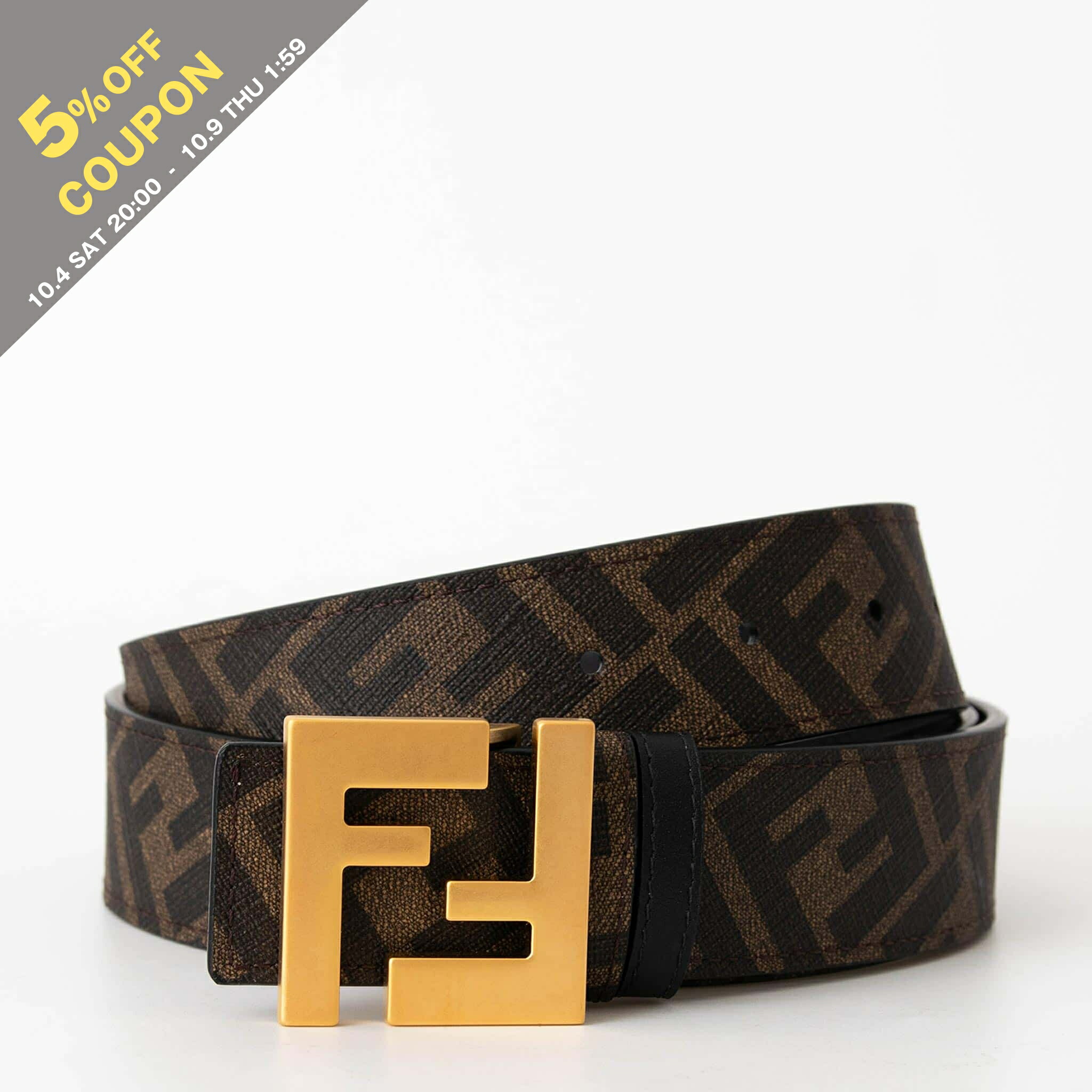 楽天市場】FENDI フェンディ FF Logo Belt ベルト FF柄 FF