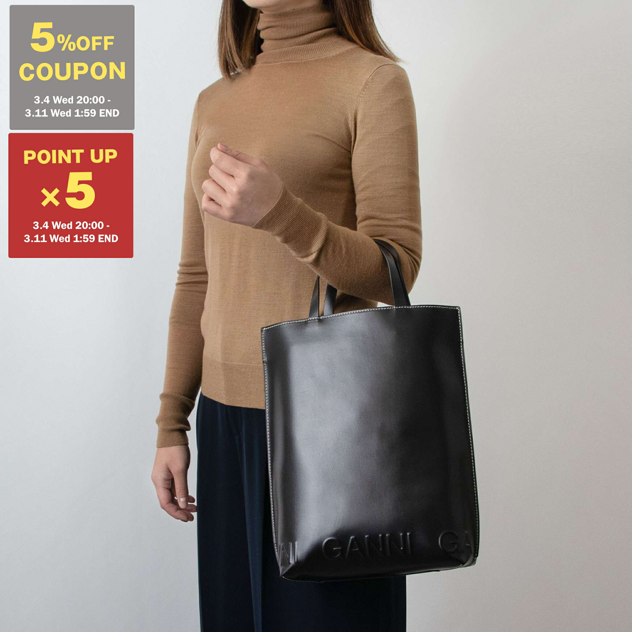 楽天市場】ガニー GANNI バッグ レディース 2WAYトート/ショルダー