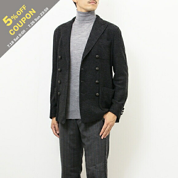 【5%OFFクーポン対象】ザ ジジ THE GIGI メンズ ジャケット ダブルブレストジャケット ZIGGY N042 [全2色]｜on the corner