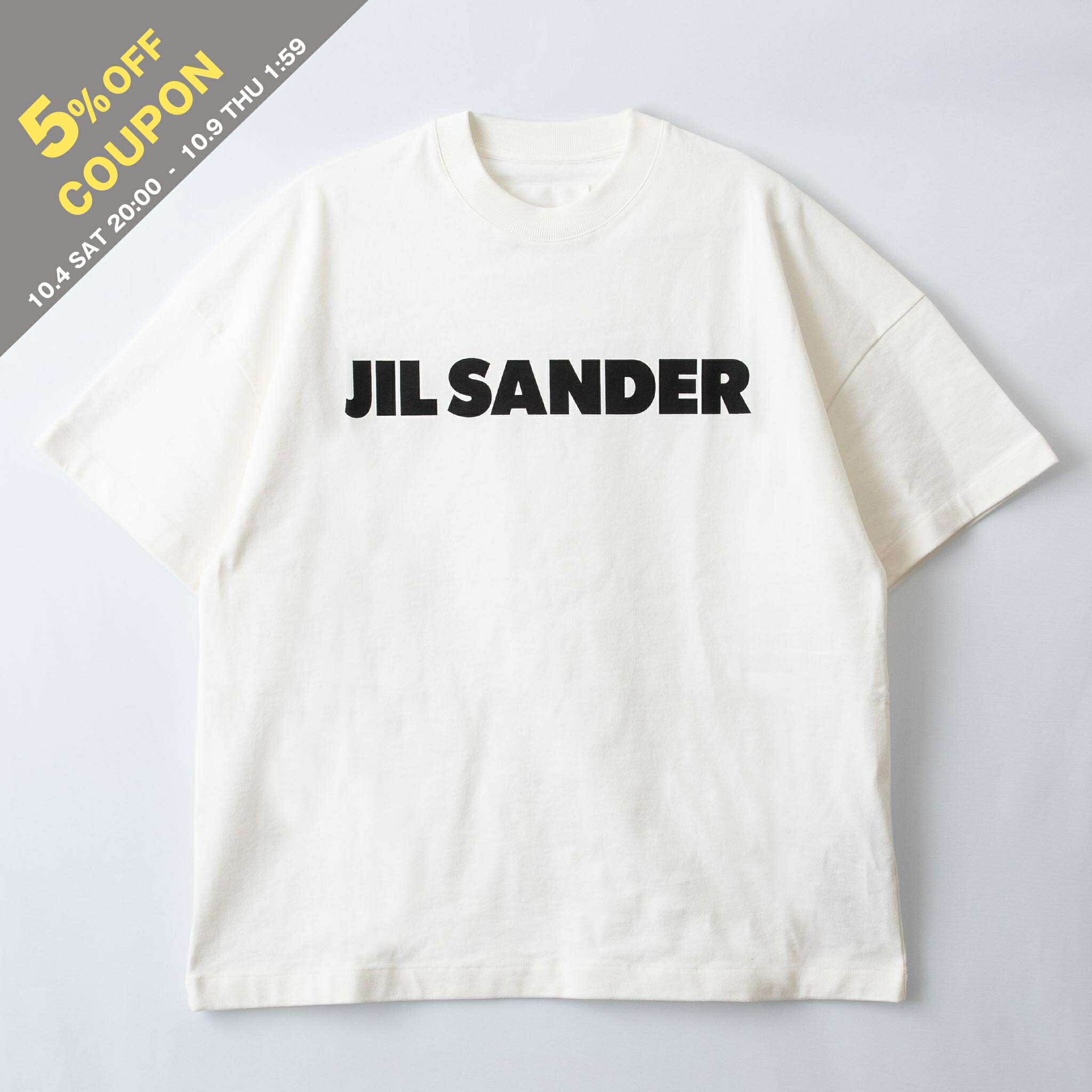 正規品　白ポーチ付き！　JIL SANDER 半袖ロゴTシャツ オリーブ 正規品 白ポーチ付き！ JIL SANDER 半袖ロゴTシャツ オリーブ