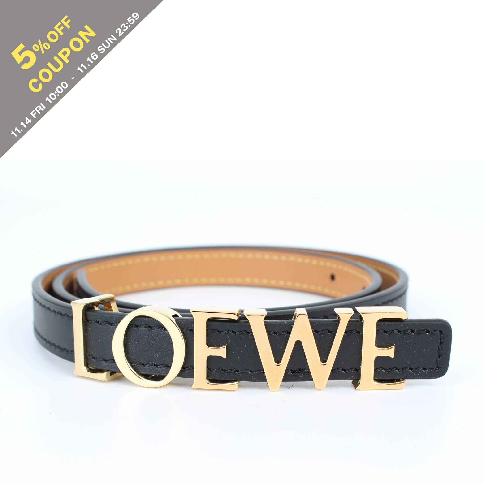 楽天市場】ロエベ LOEWE リバーシブルベルト ブラック レディース