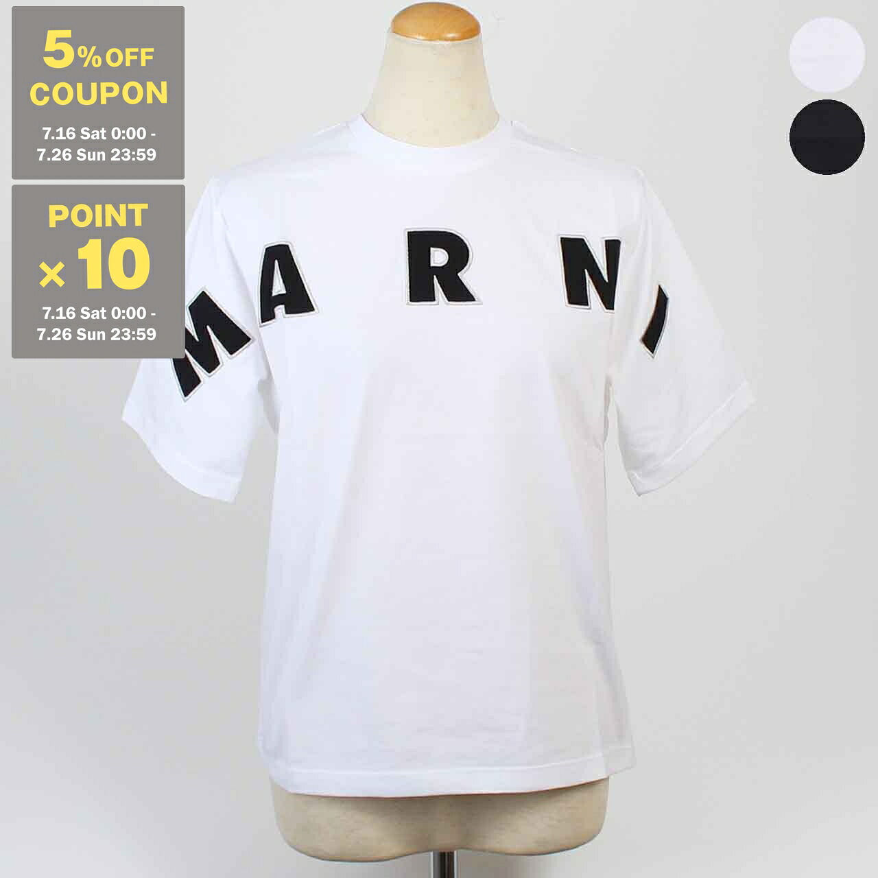 【5%OFFクーポン対象】マルニ MARNI 半袖Tシャツ MARNI KIDS T-SHIRT [キッズ ガールズ] レディース M01733 M00RF｜on the corner