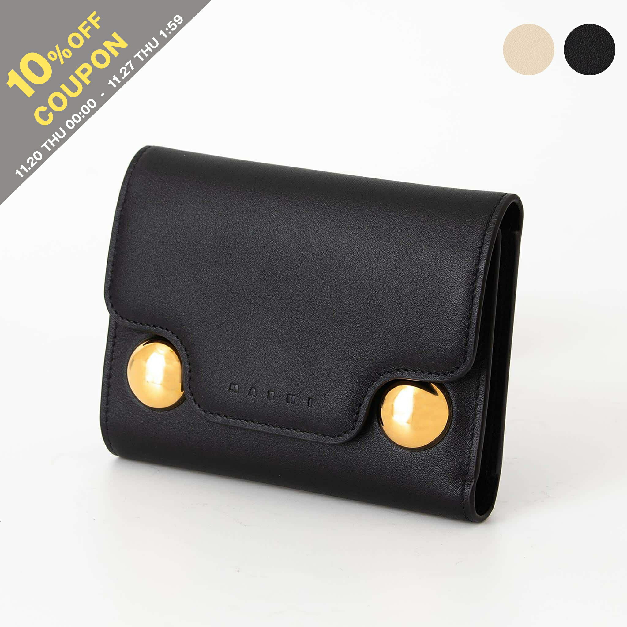楽天市場】【10%OFFクーポン対象】マルニ MARNI 財布 レディース 三